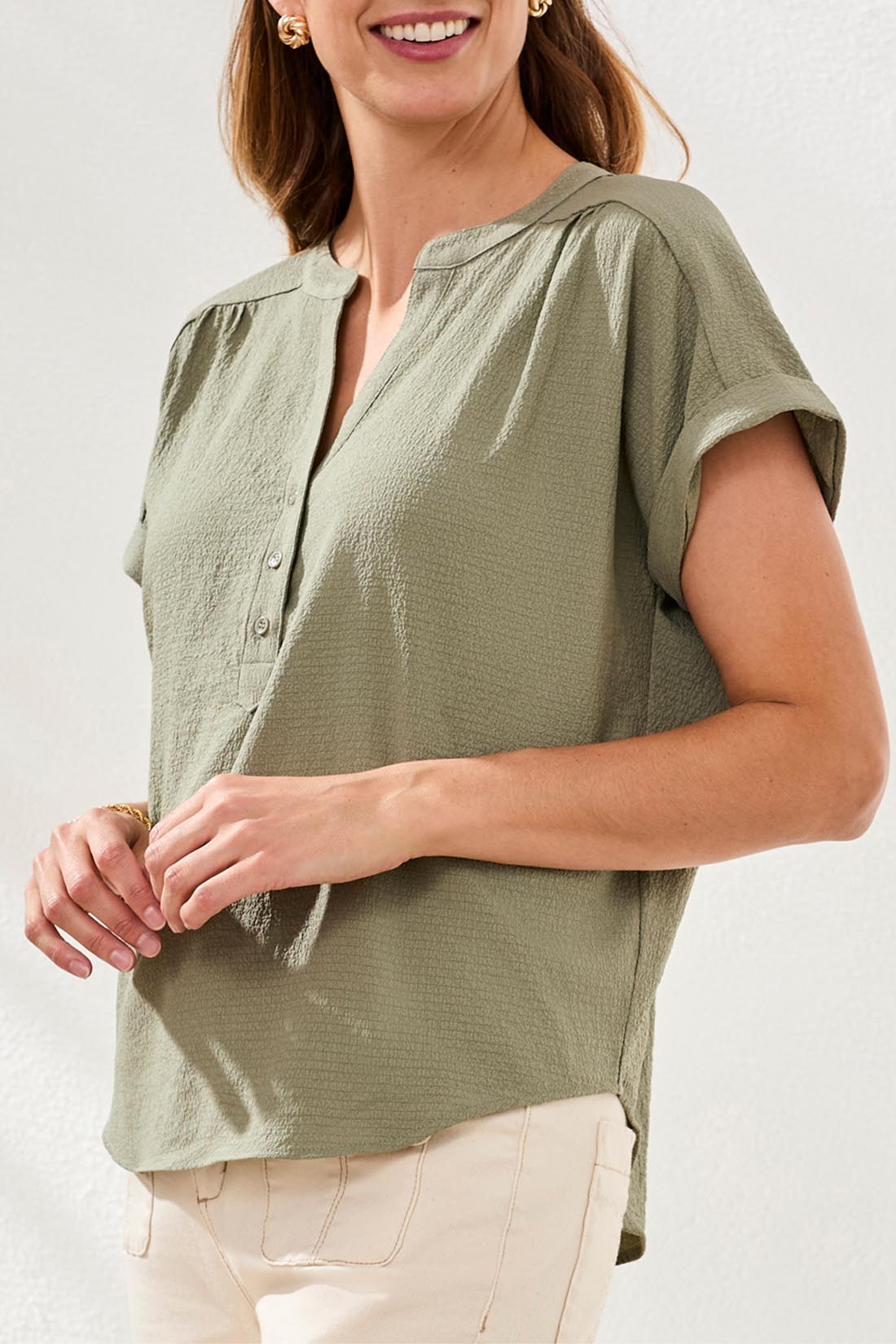 Extended Popover Blouse 6137O/5448