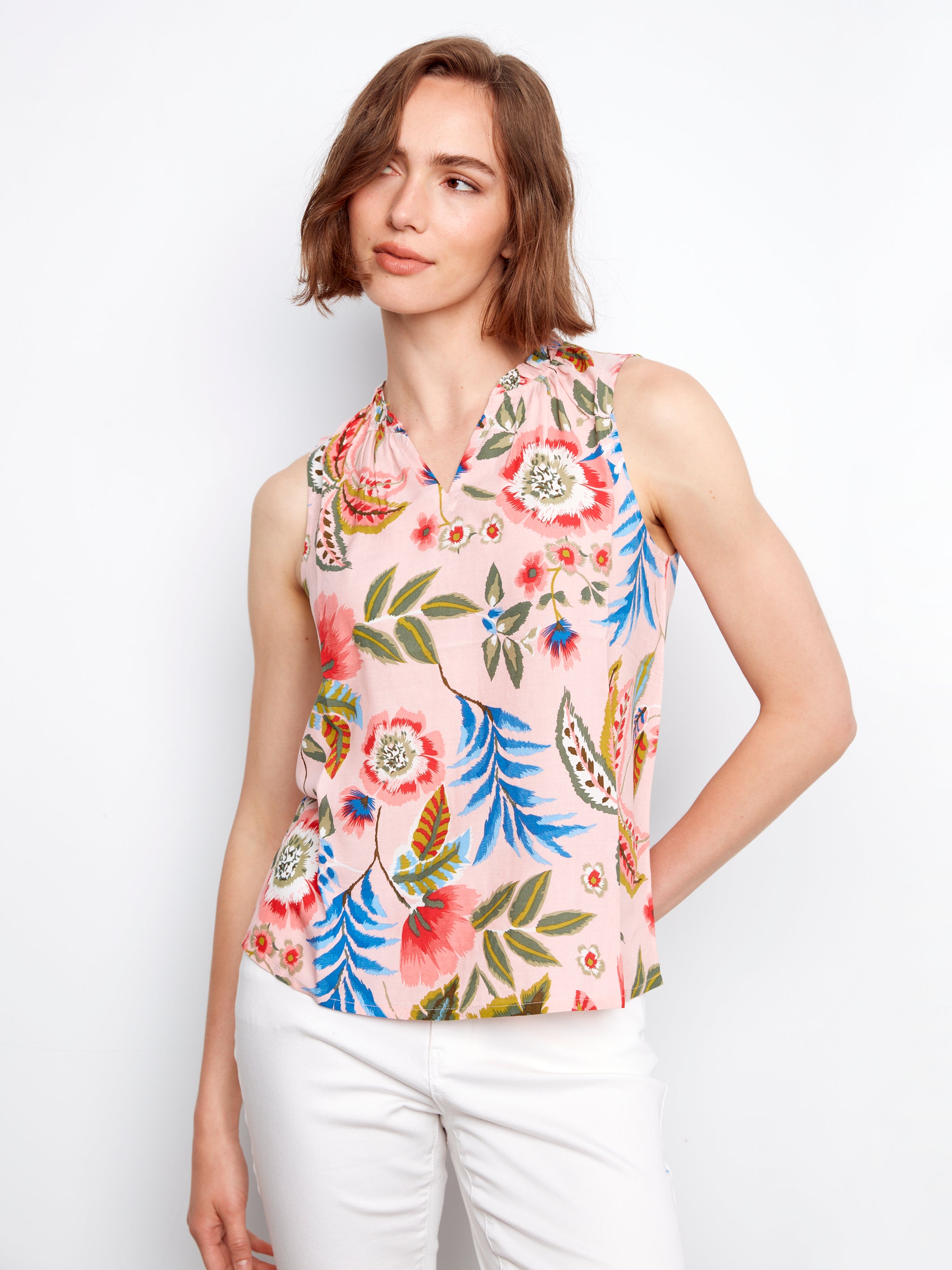 Blouse With Ruffle C4529RR/510B