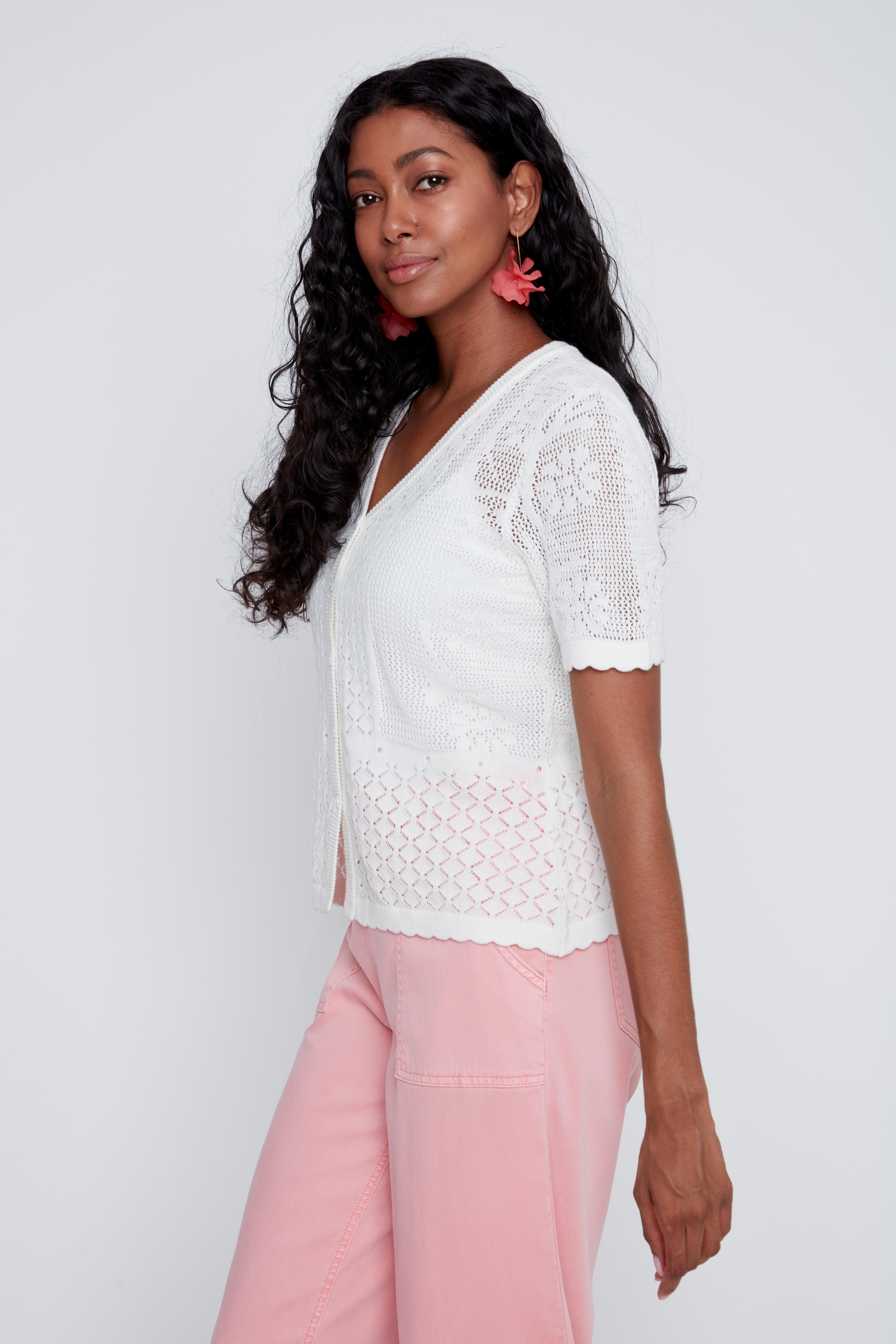 Short Sleeve Cardigan 2618003