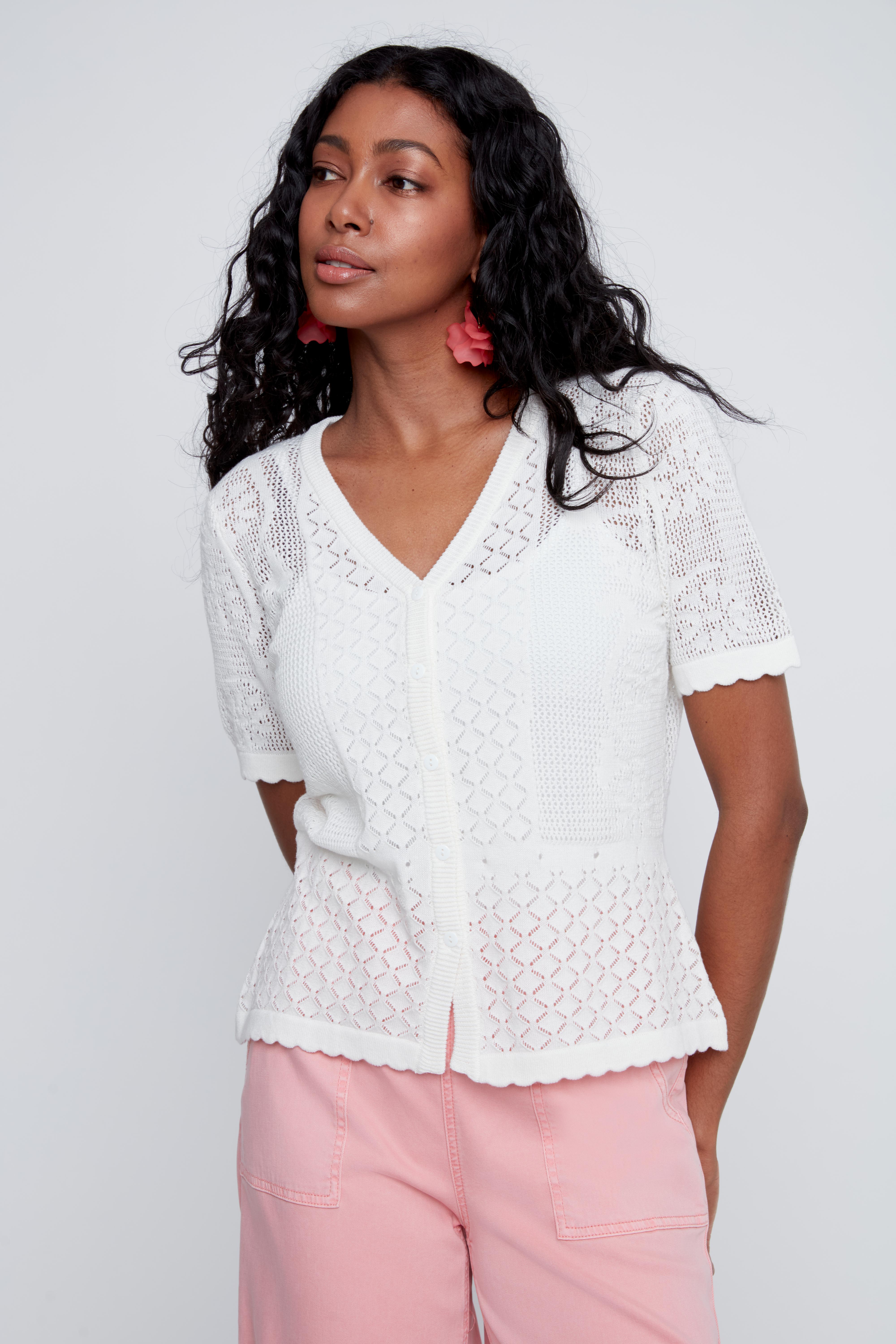 Short Sleeve Cardigan 2618003