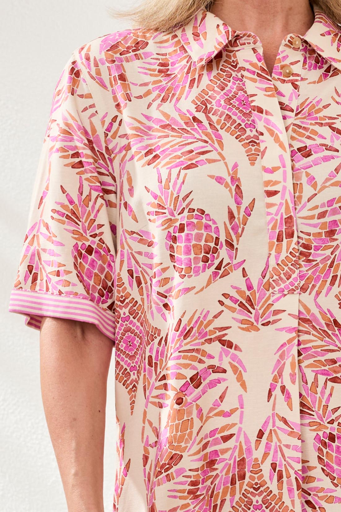 Button Front Dress 3023O/8444