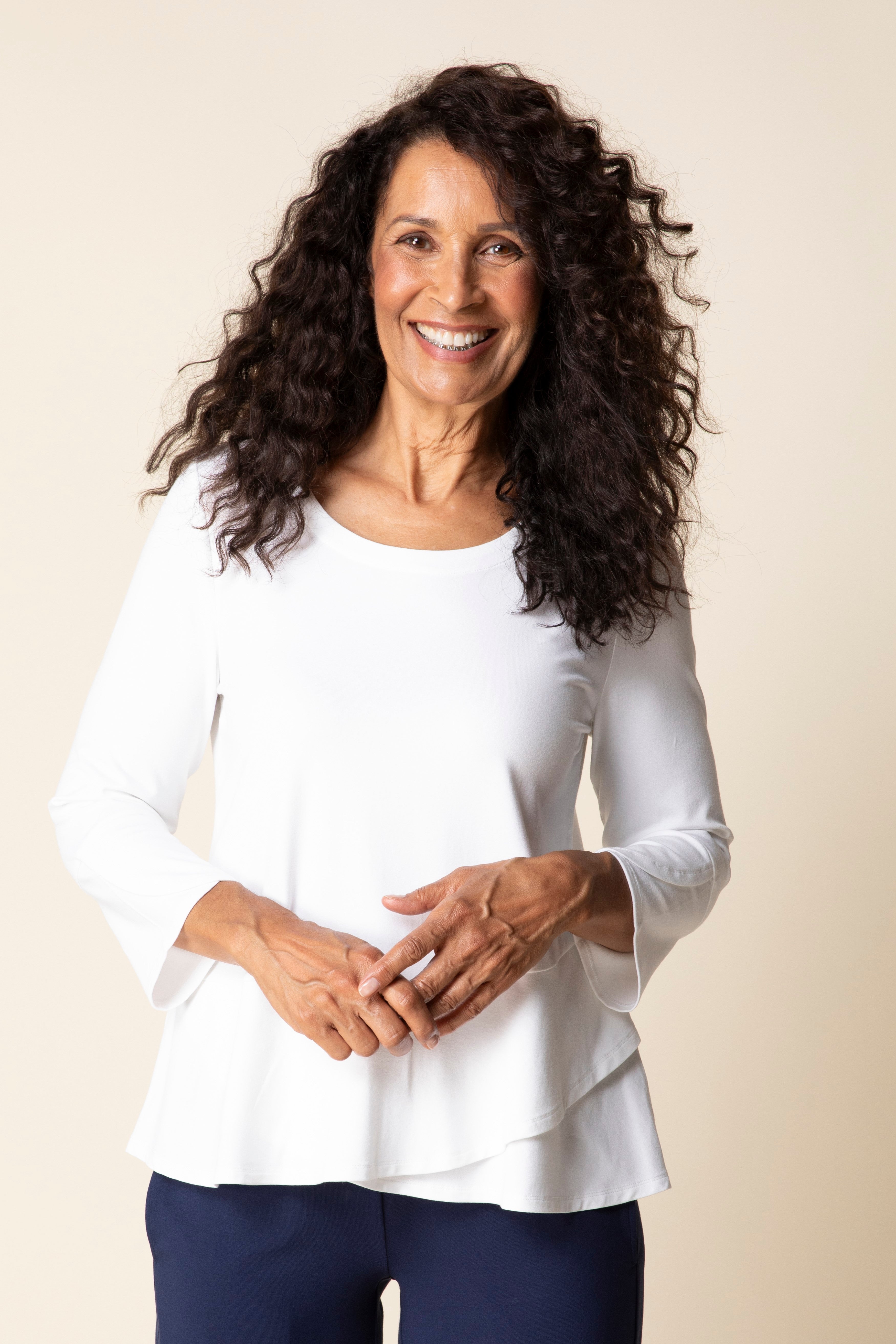 Layered Wrap Top H55922