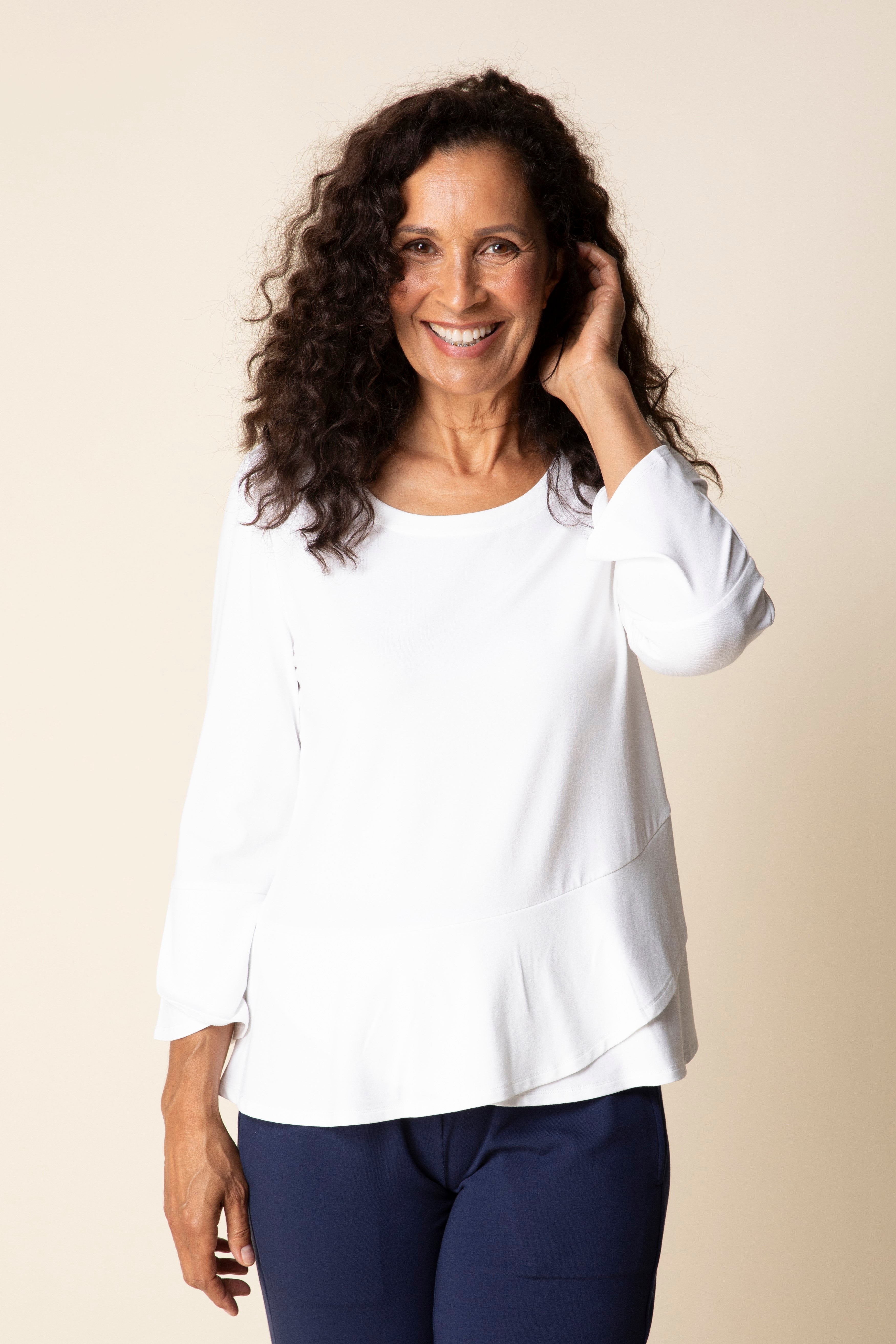 Layered Wrap Top H55922