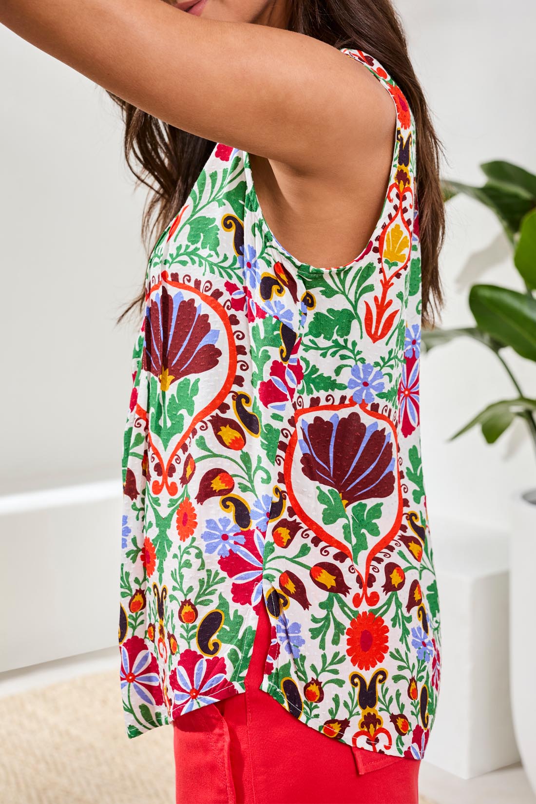 Blouse With Pintucks 6192O/5197
