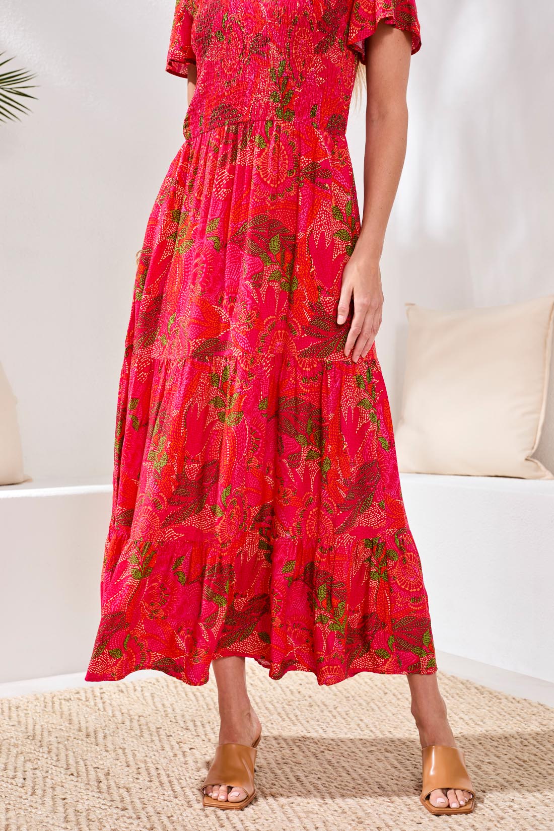 Ruched Top Maxi Dress 2226O/1221