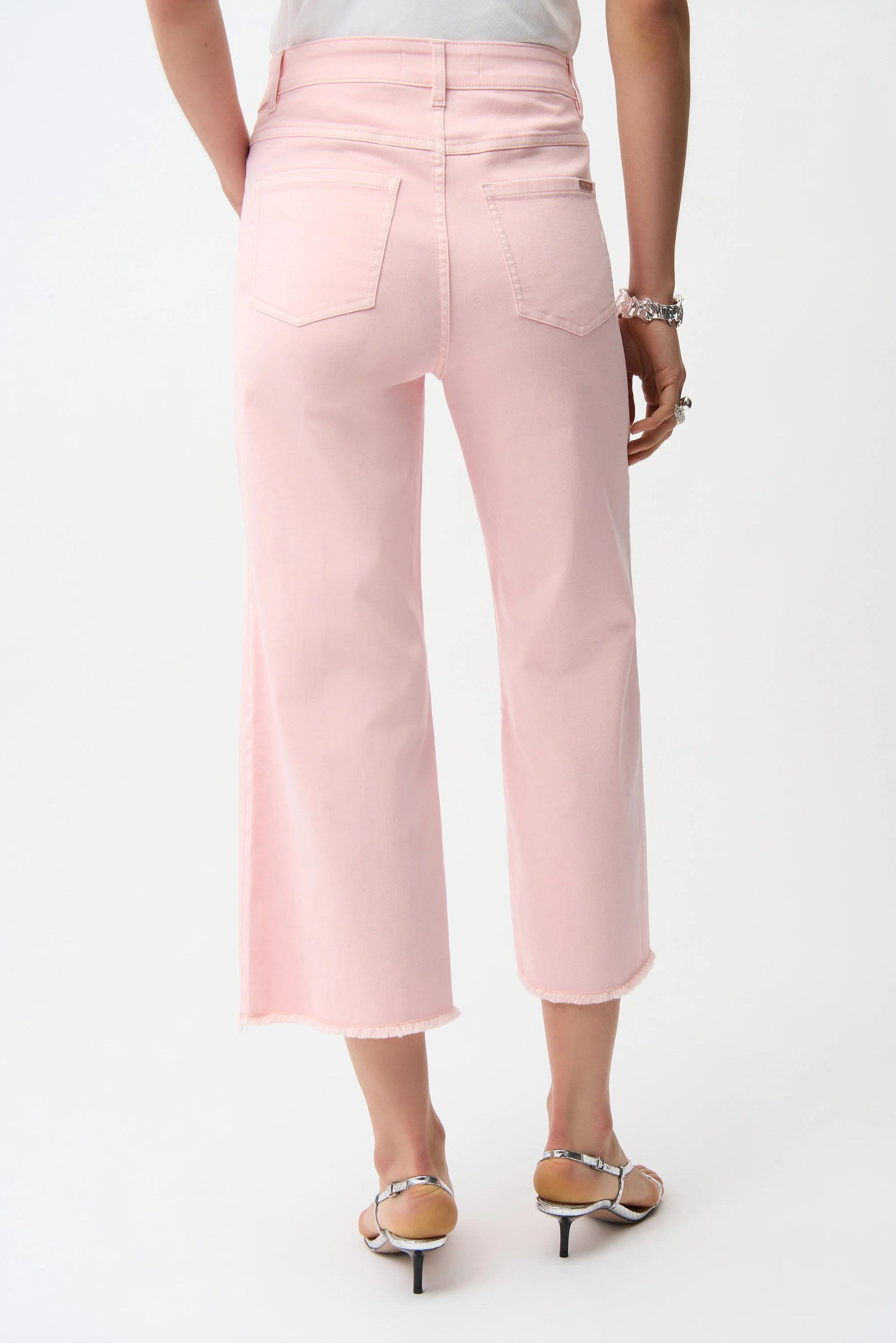 Culotte Jeans With Embellished Front Seam 251901 T