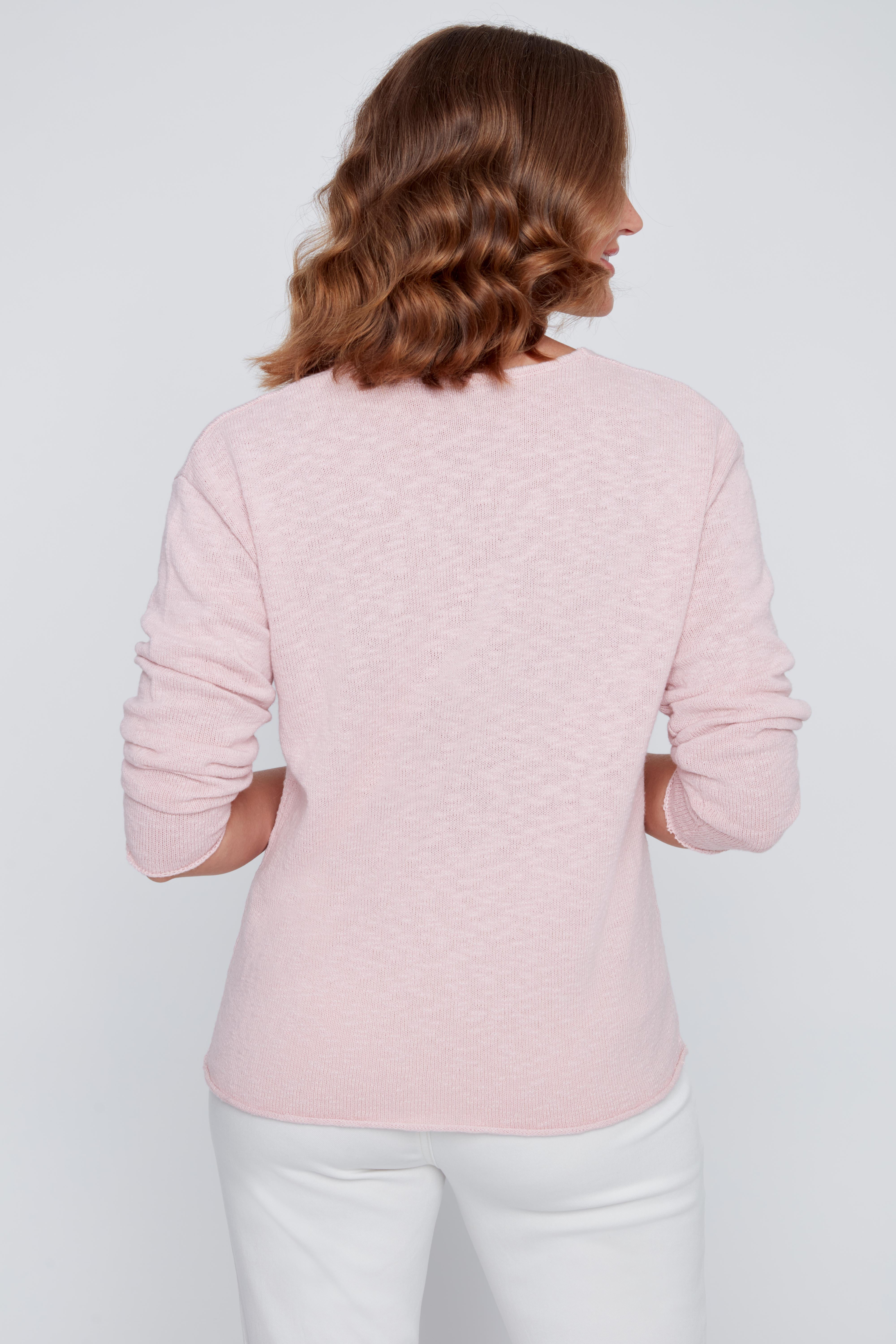 100% Cotton V-Neck Sweater 2619039