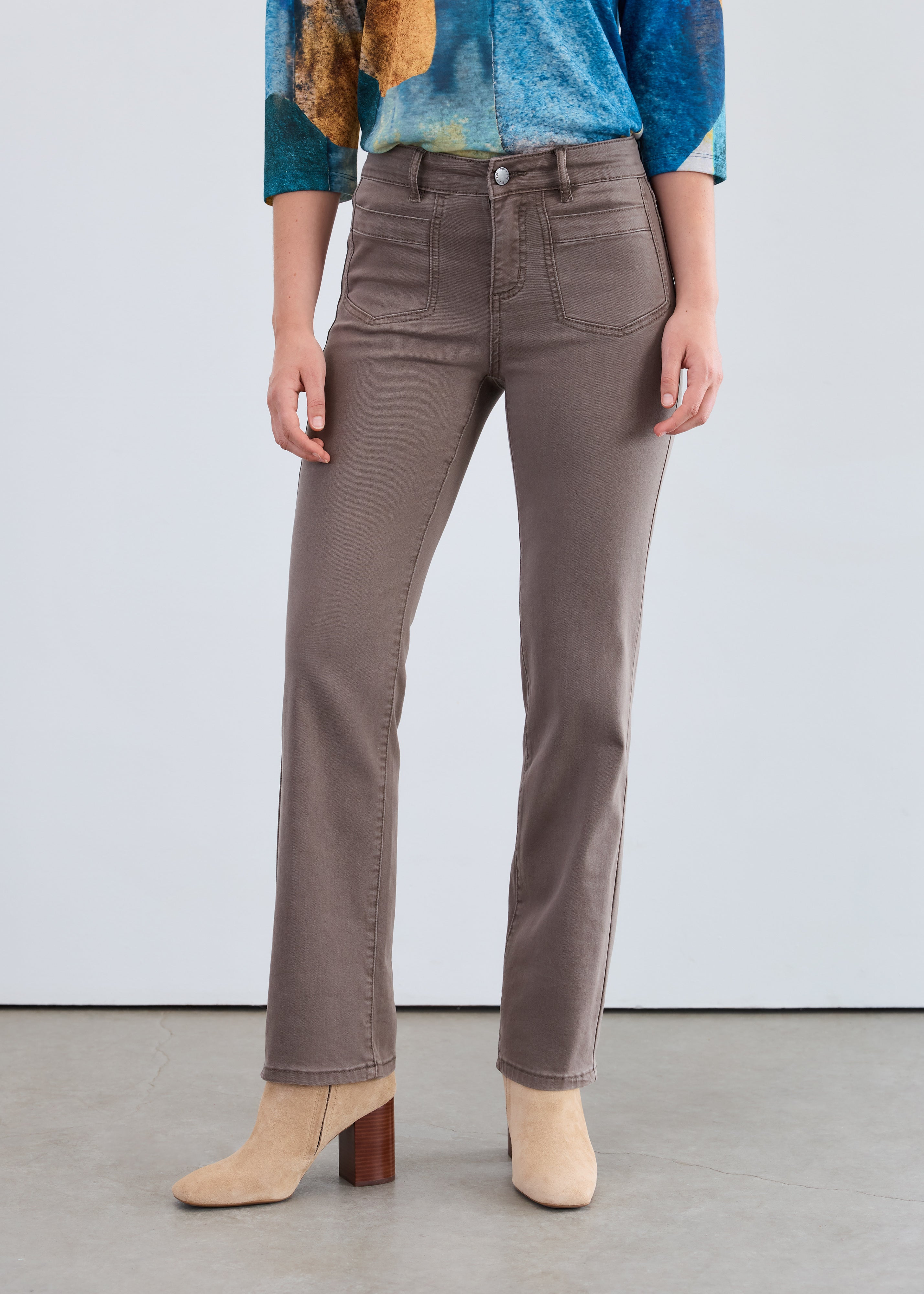 【HI FI FNK】Waist Belted Striped Pants Wilfred Tie Front High Waisted Polyester Belted Pants Black