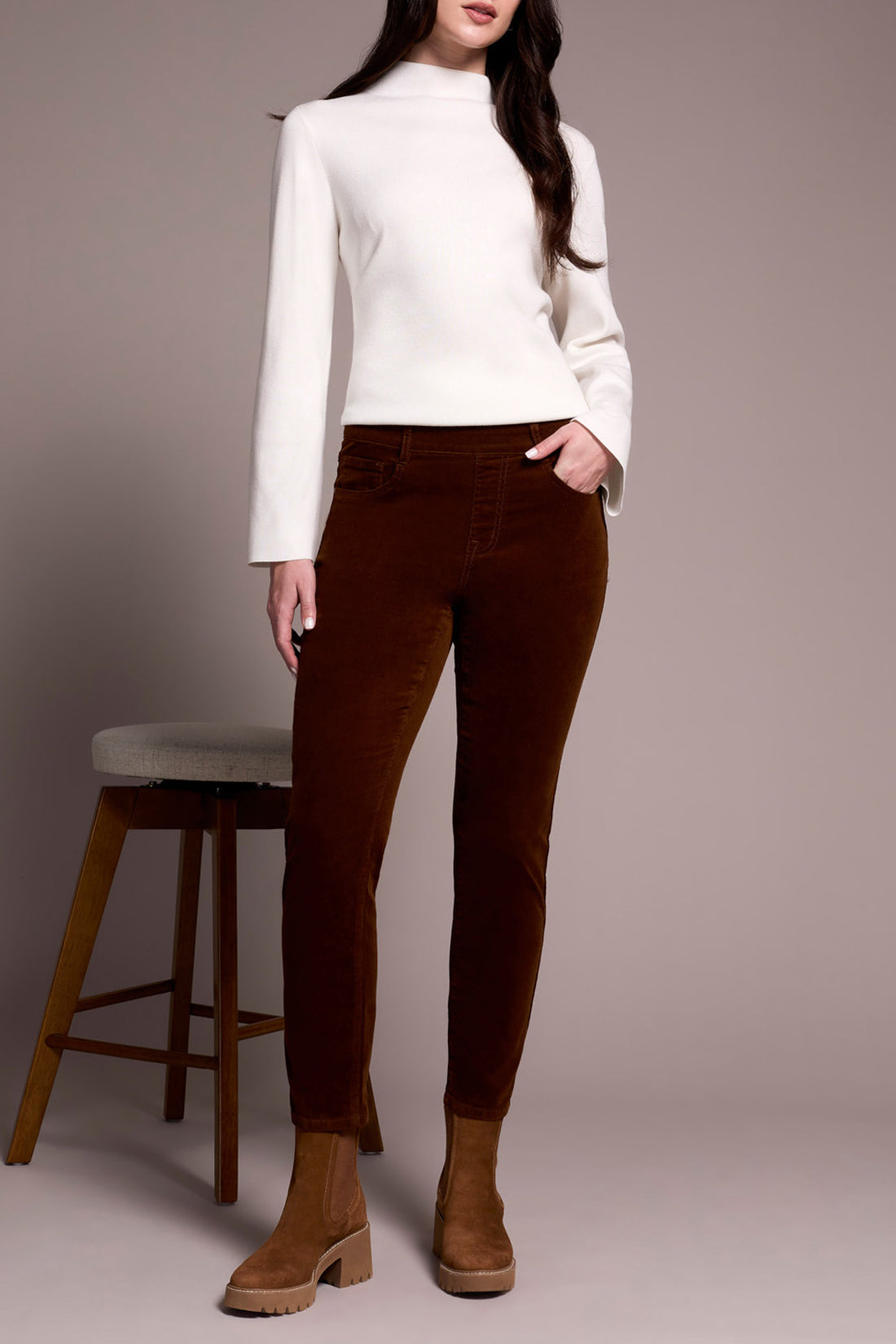 Audrey Pull On Slim Ankle Pant 5580O/4989