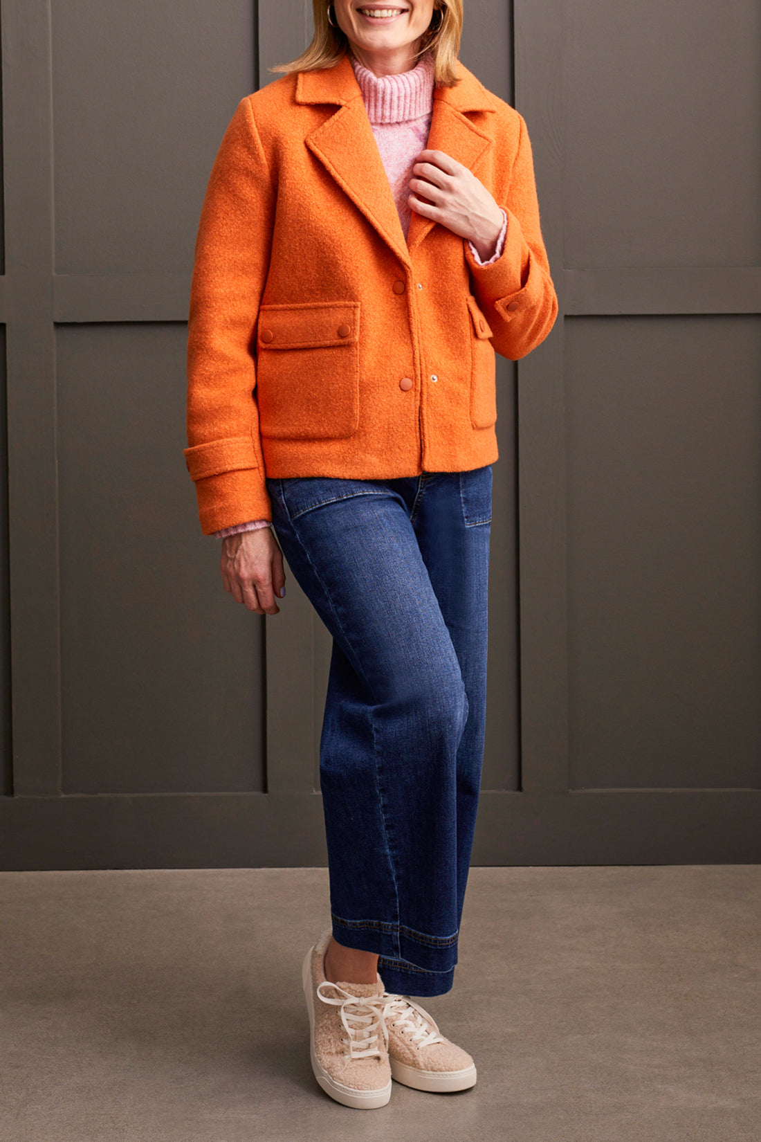 Snapfront Closure Peacoat 5581O/4856