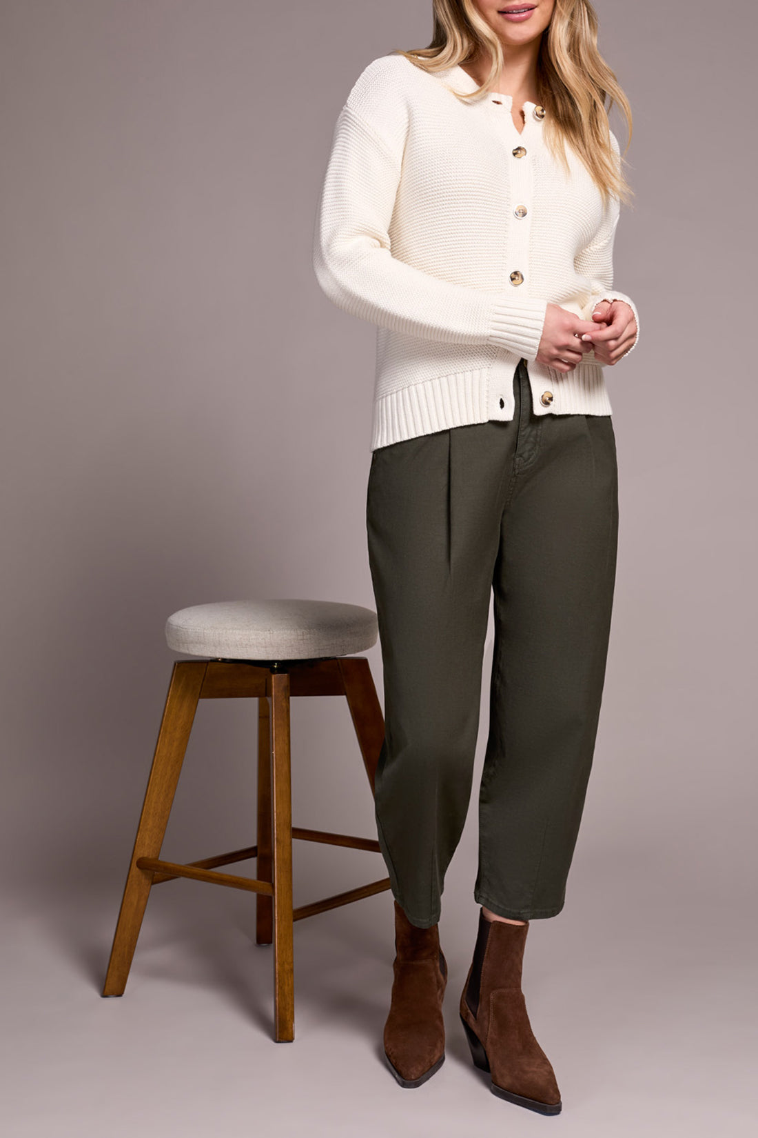 Button Front Cardigan Sweater 5904O/4632