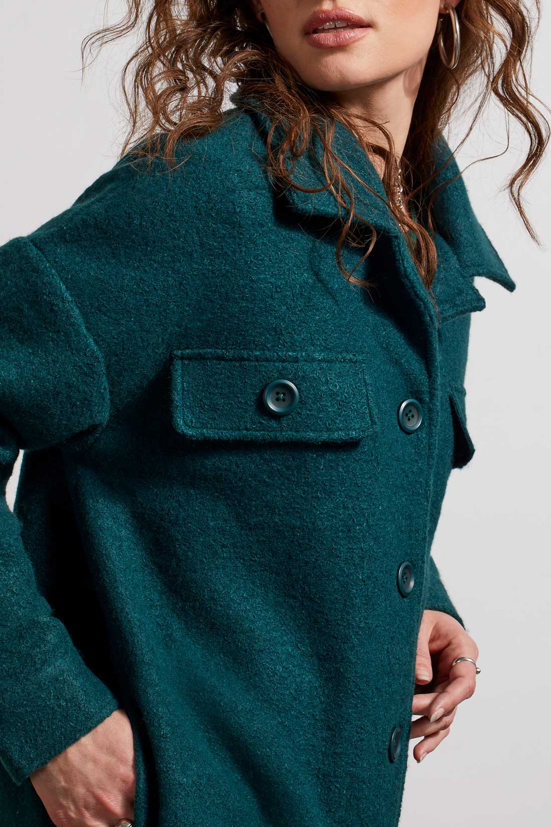 Stretch Boiled Wool Jacket 7909O-4856