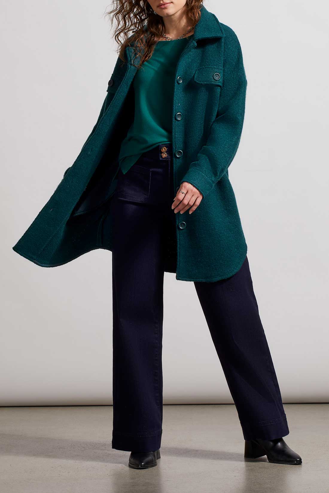 Stretch Boiled Wool Jacket 7909O-4856