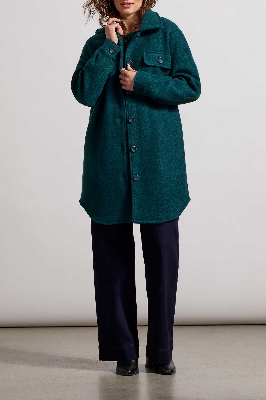 Stretch Boiled Wool Jacket 7909O-4856