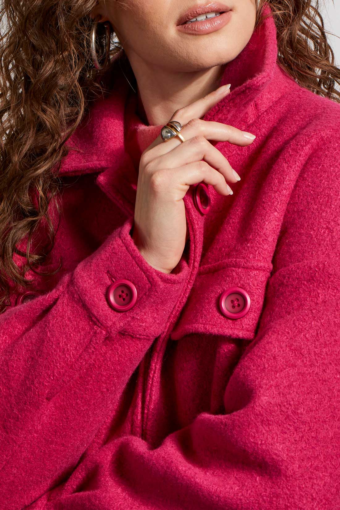 Stretch Boiled Wool Jacket 7909O-4856