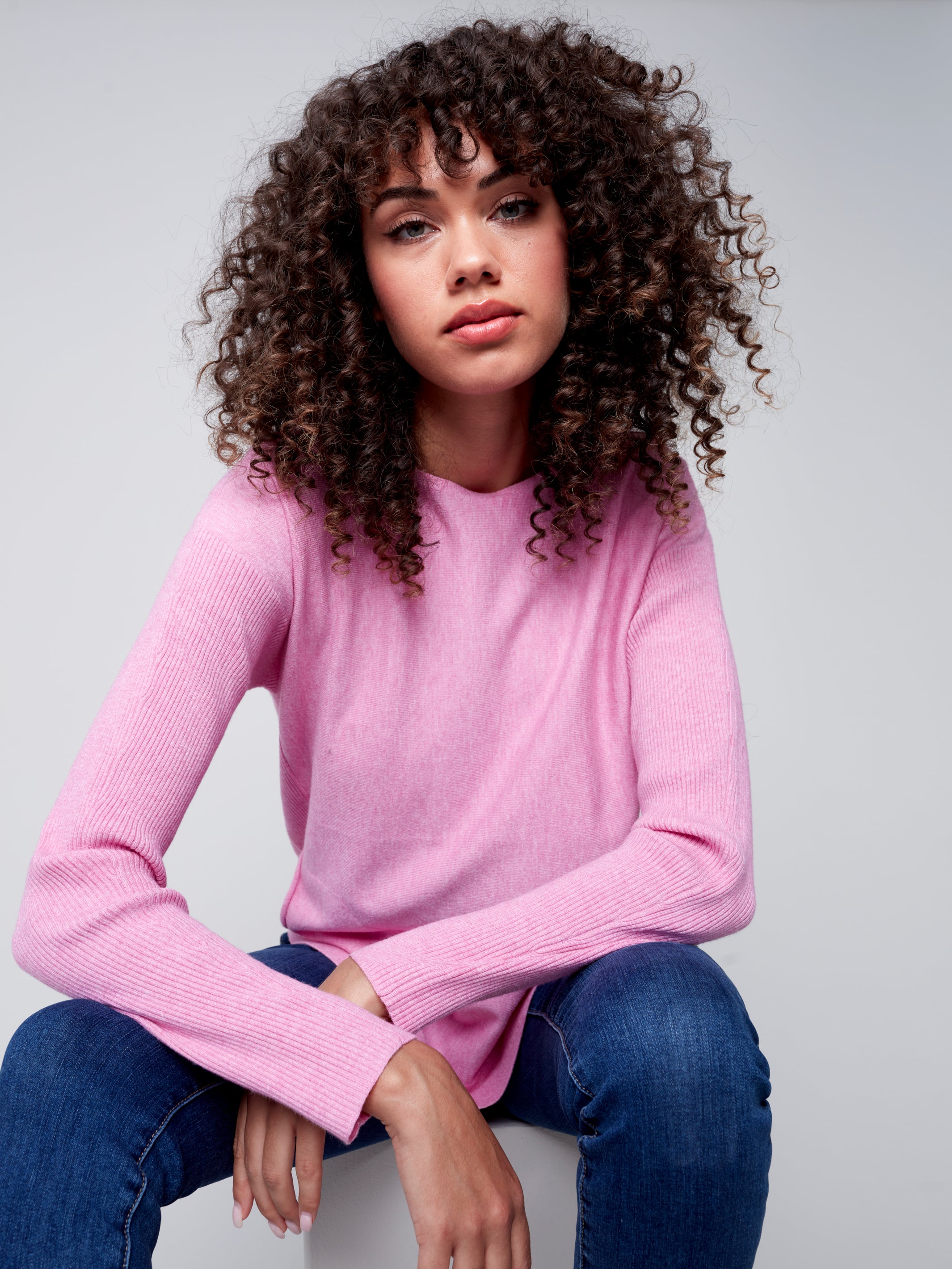 Sweater With Back Eyelit Detail C2170Y/464A