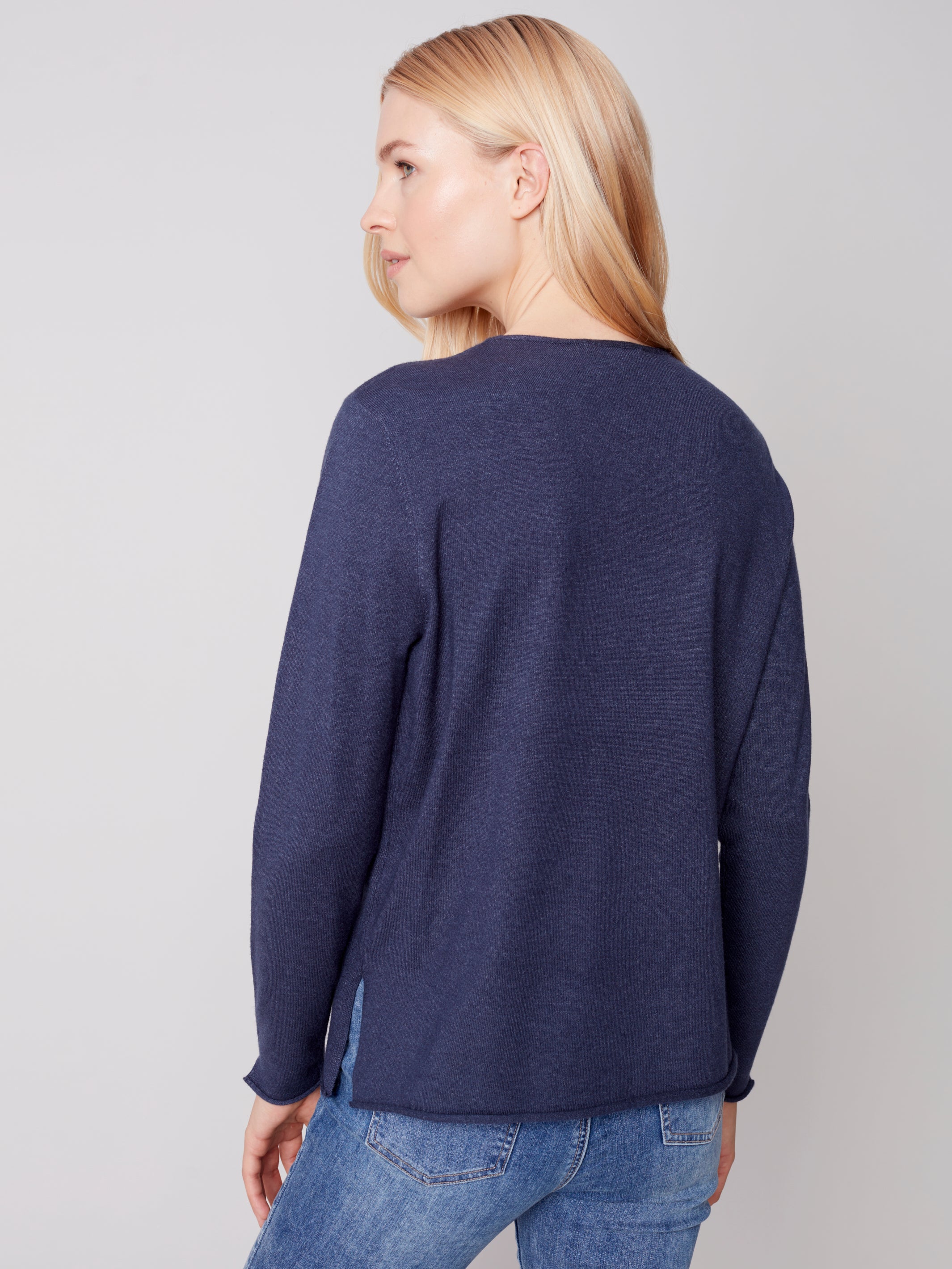 Basic V Neck Sweater C2279Y 464A