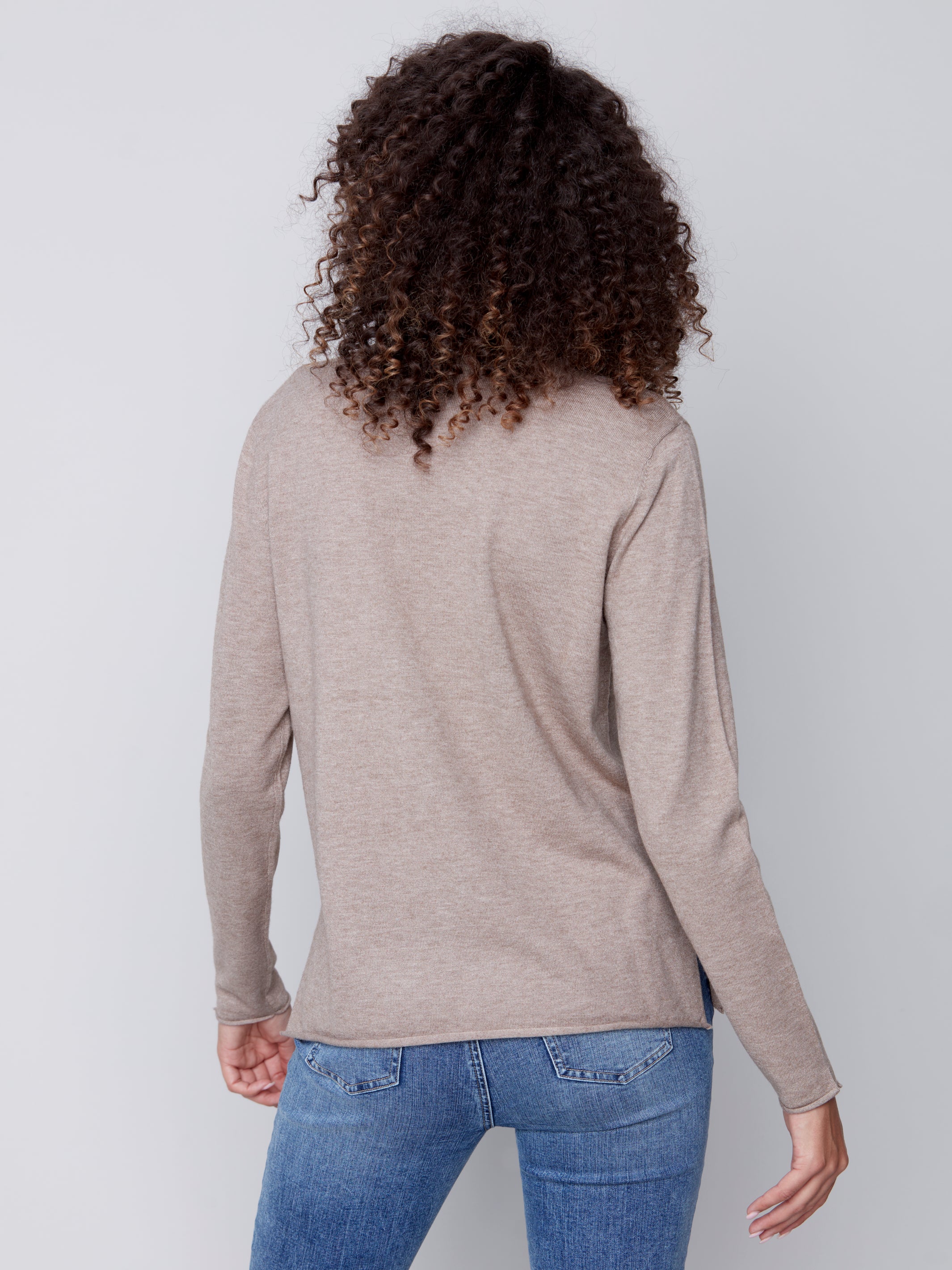 Basic V Neck Sweater C2279Y 464A