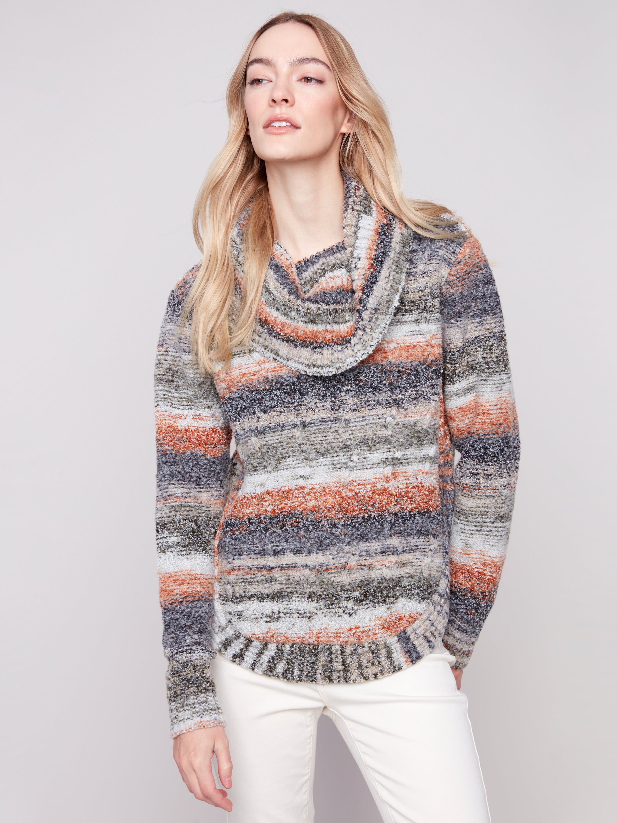 Cowl Neck Sweater C2316/423C