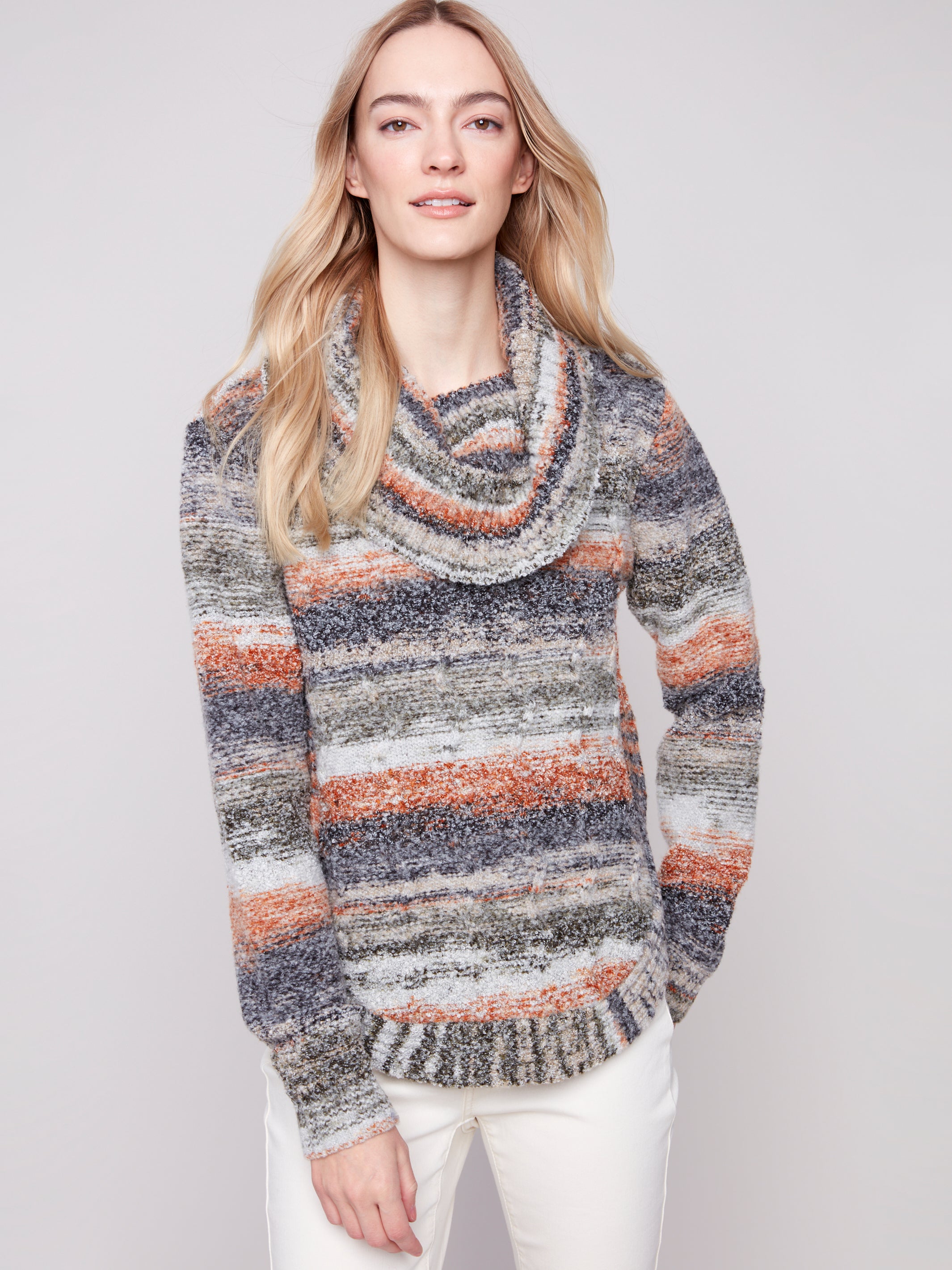 Cowl Neck Sweater C2316/423C