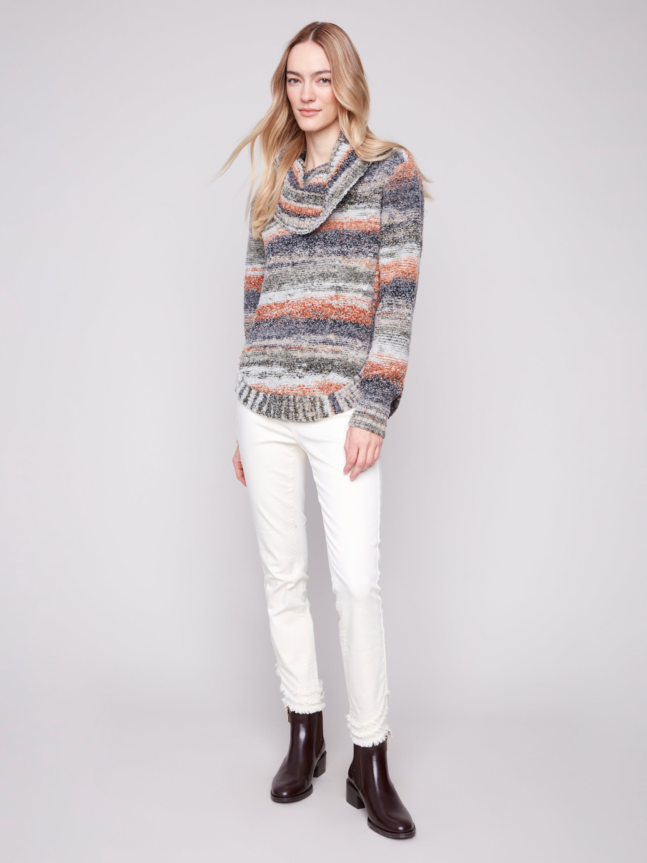 Cowl Neck Sweater C2316/423C