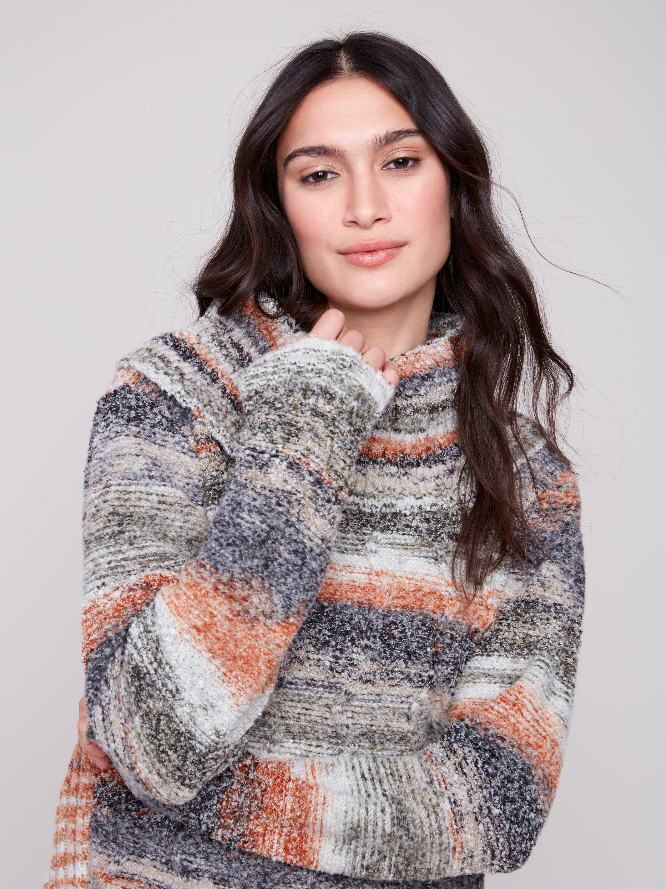 Cowl Neck Sweater C2316/423C