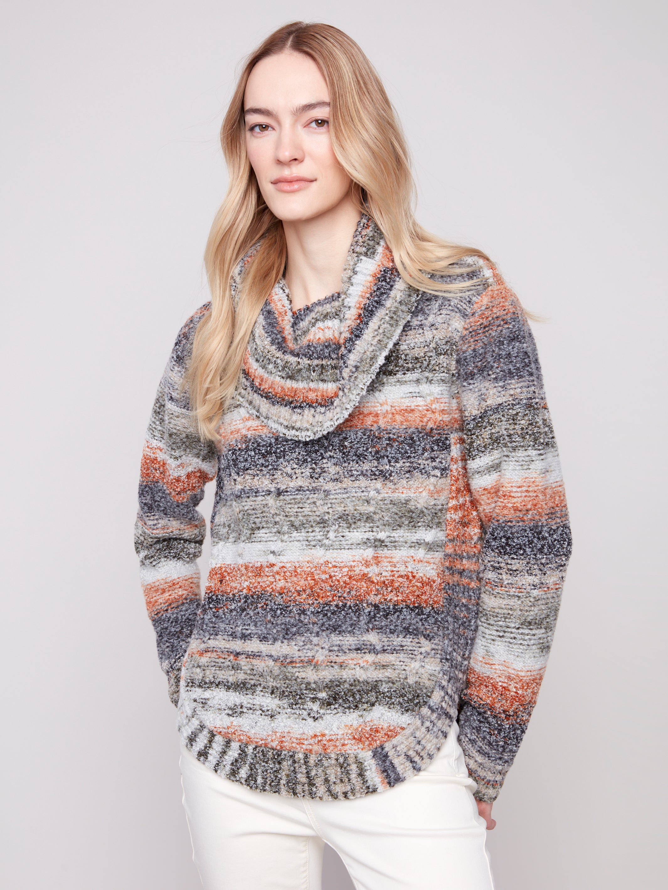 Cowl Neck Sweater C2316/423C