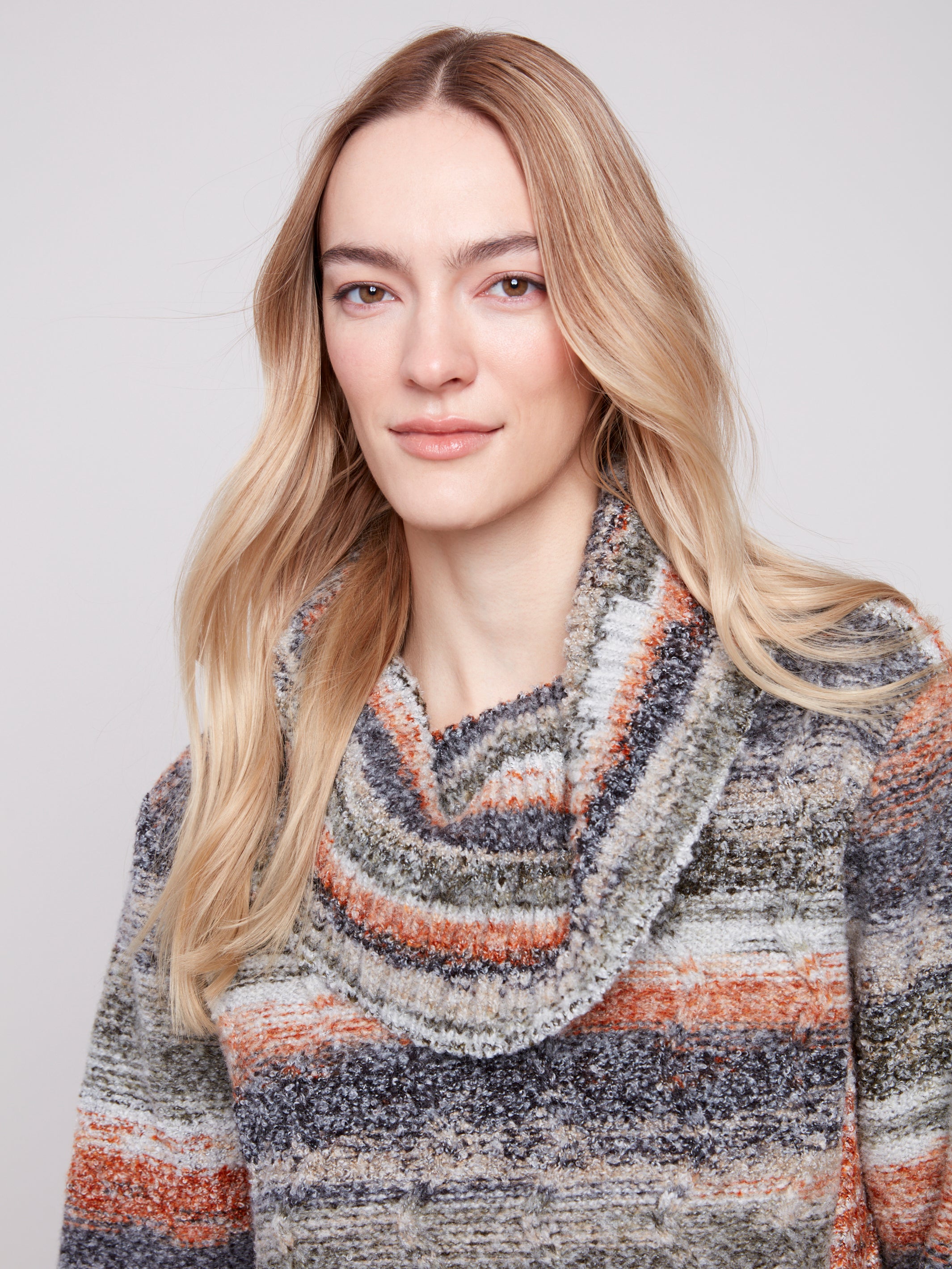 Cowl Neck Sweater C2316/423C