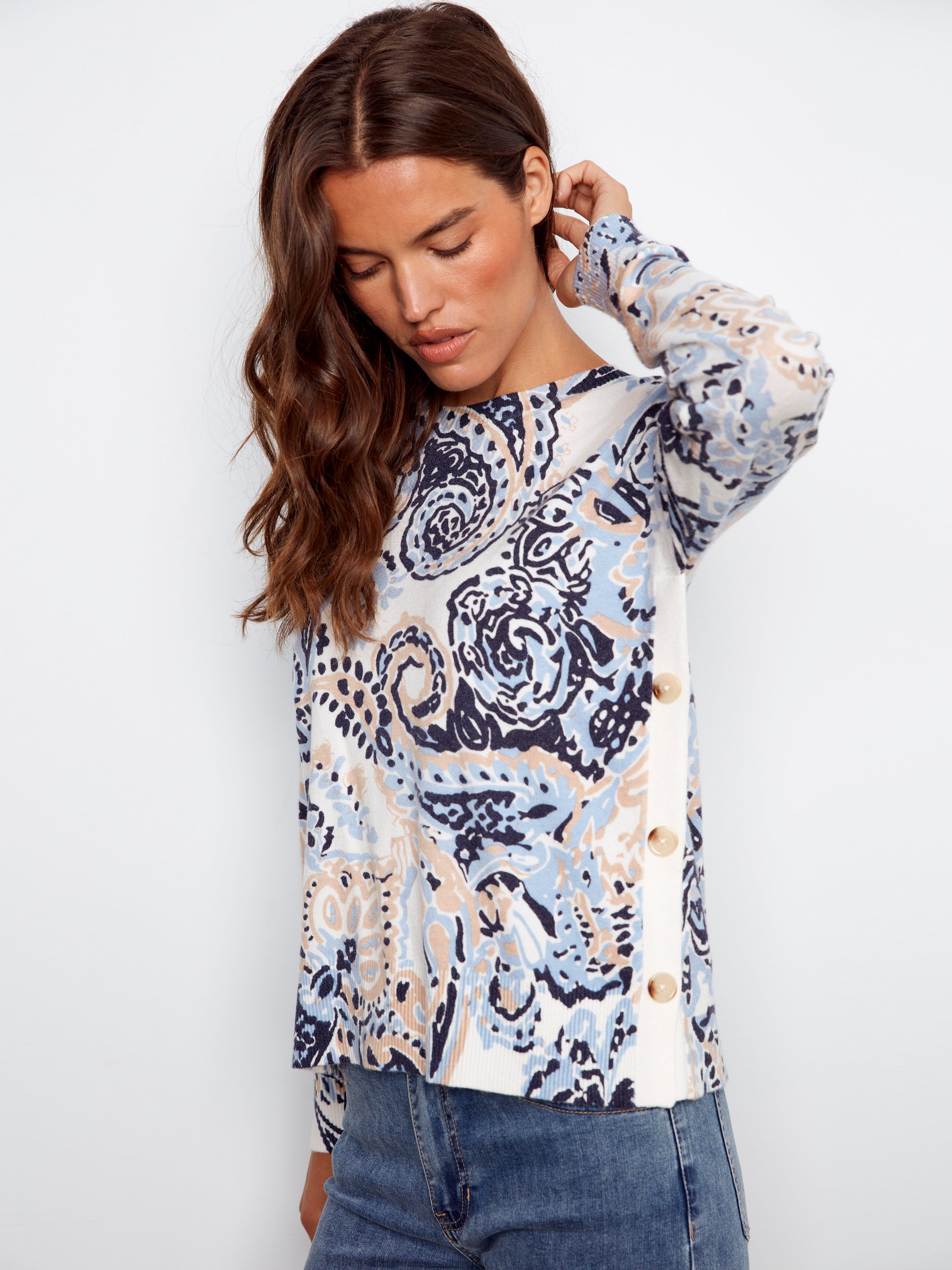 Crew Neck Sweater C2668PR/464A