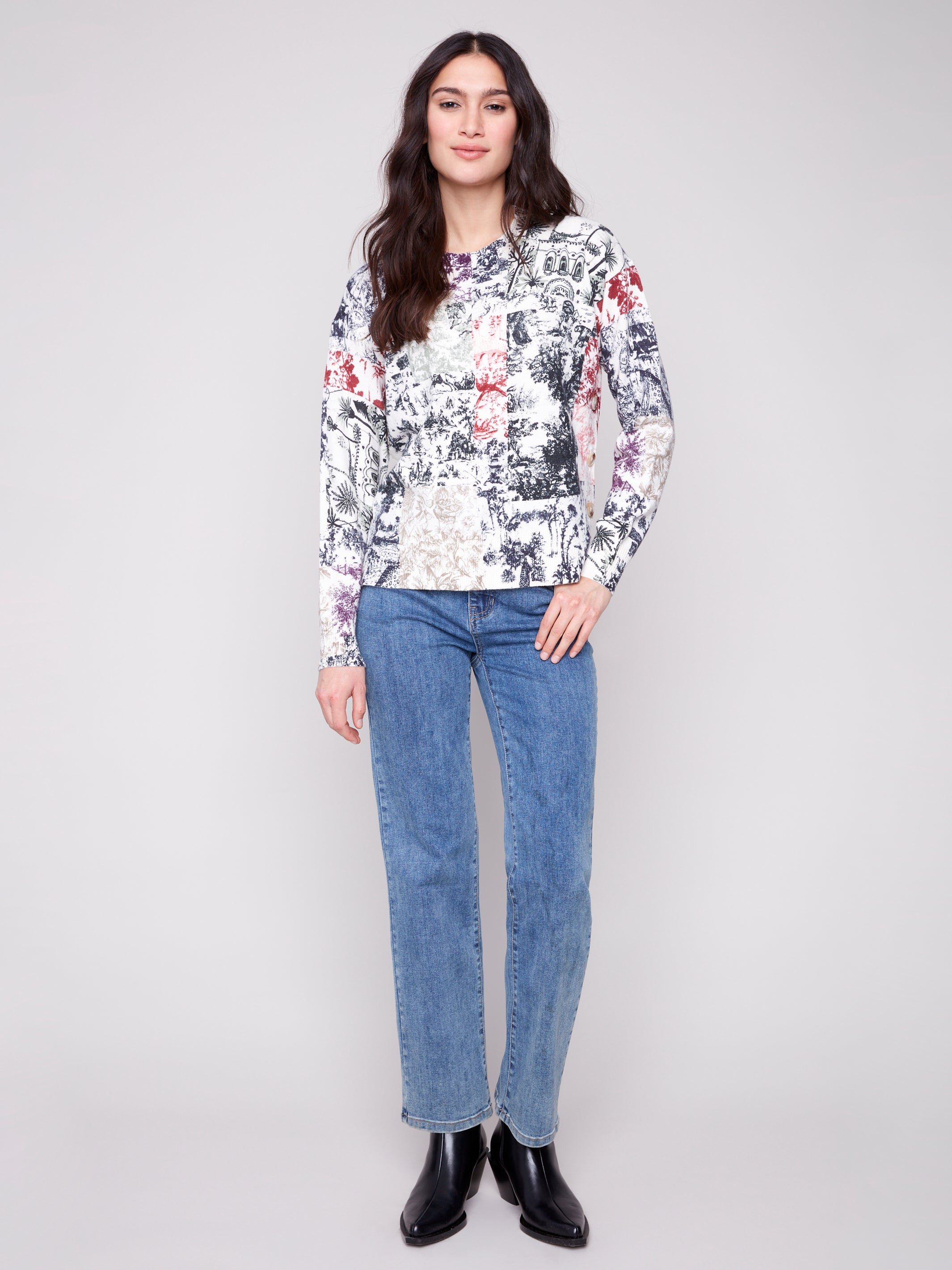 Crew Neck Sweater C2668PR/464A