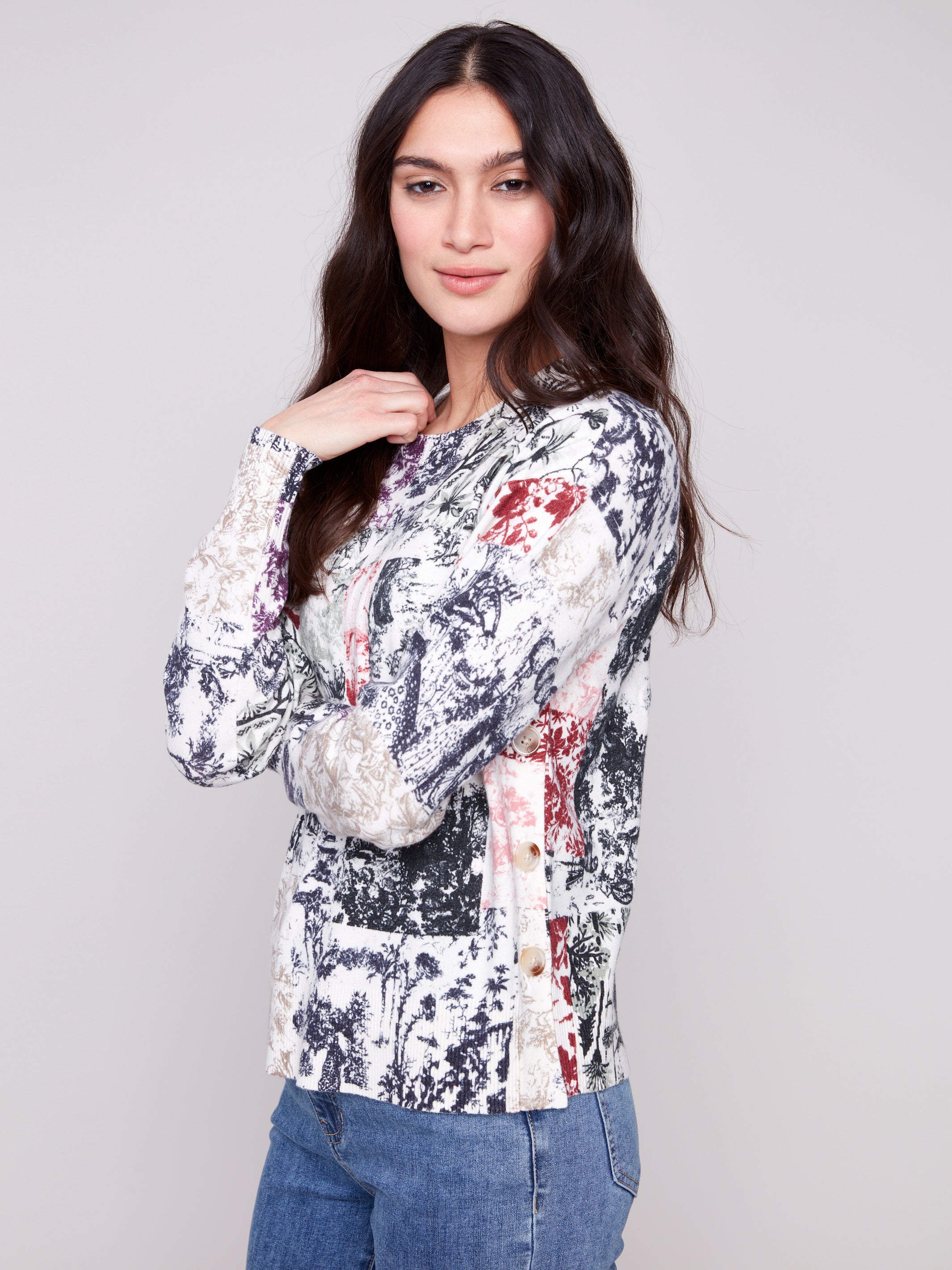 Crew Neck Sweater C2668PR/464A