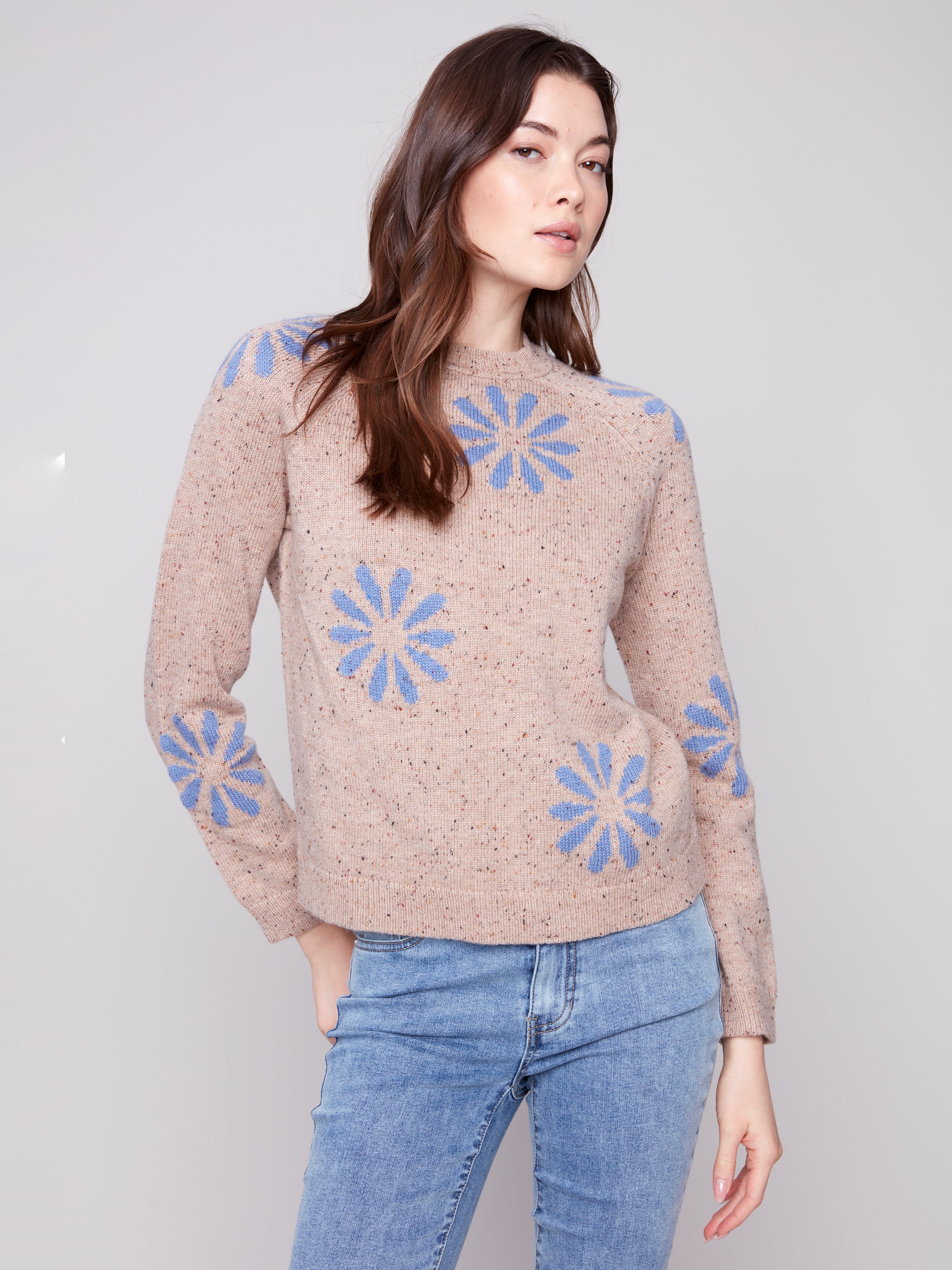 Raglan Mock Sweater C2834/404B