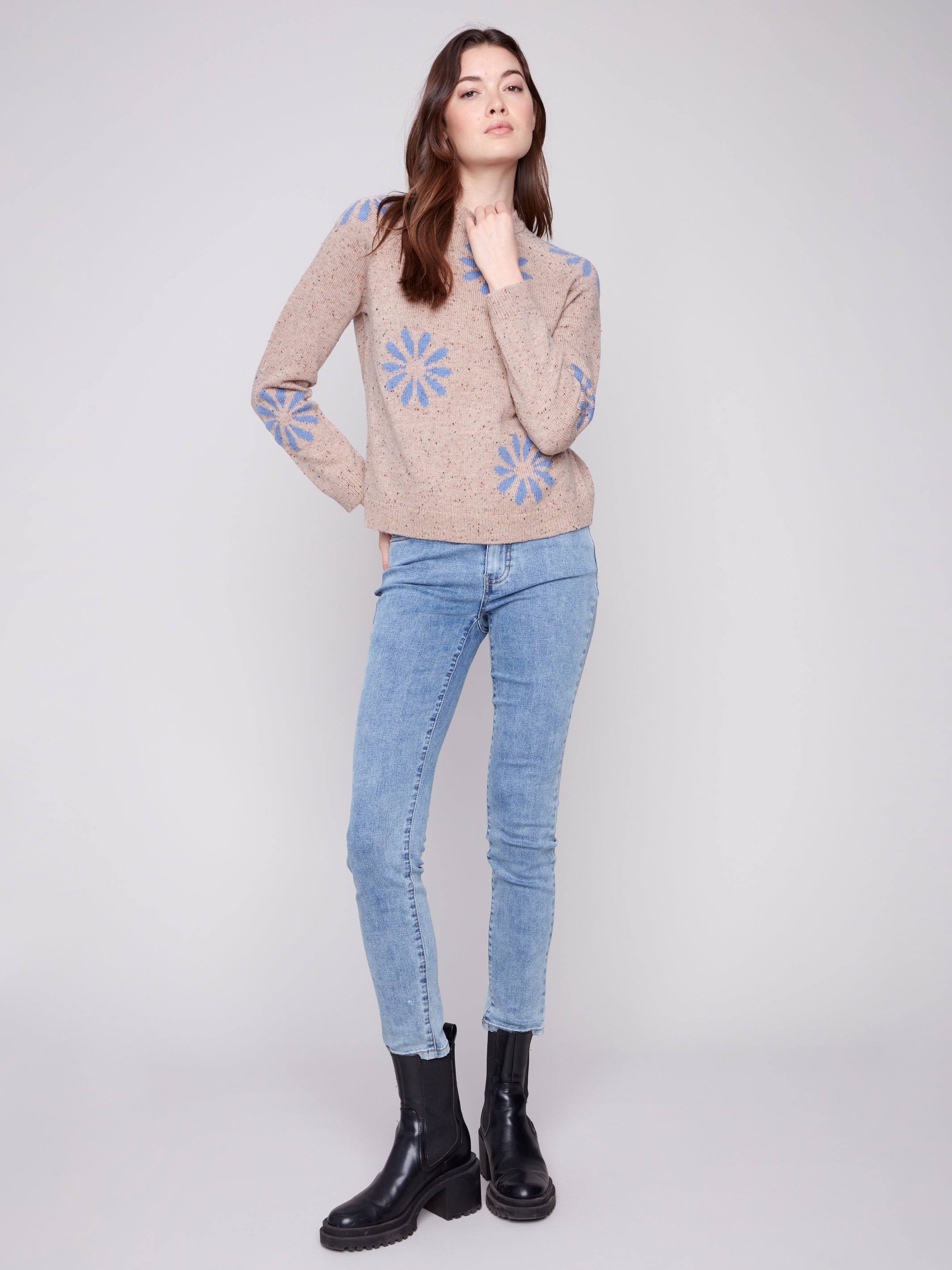 Raglan Mock Sweater C2834/404B