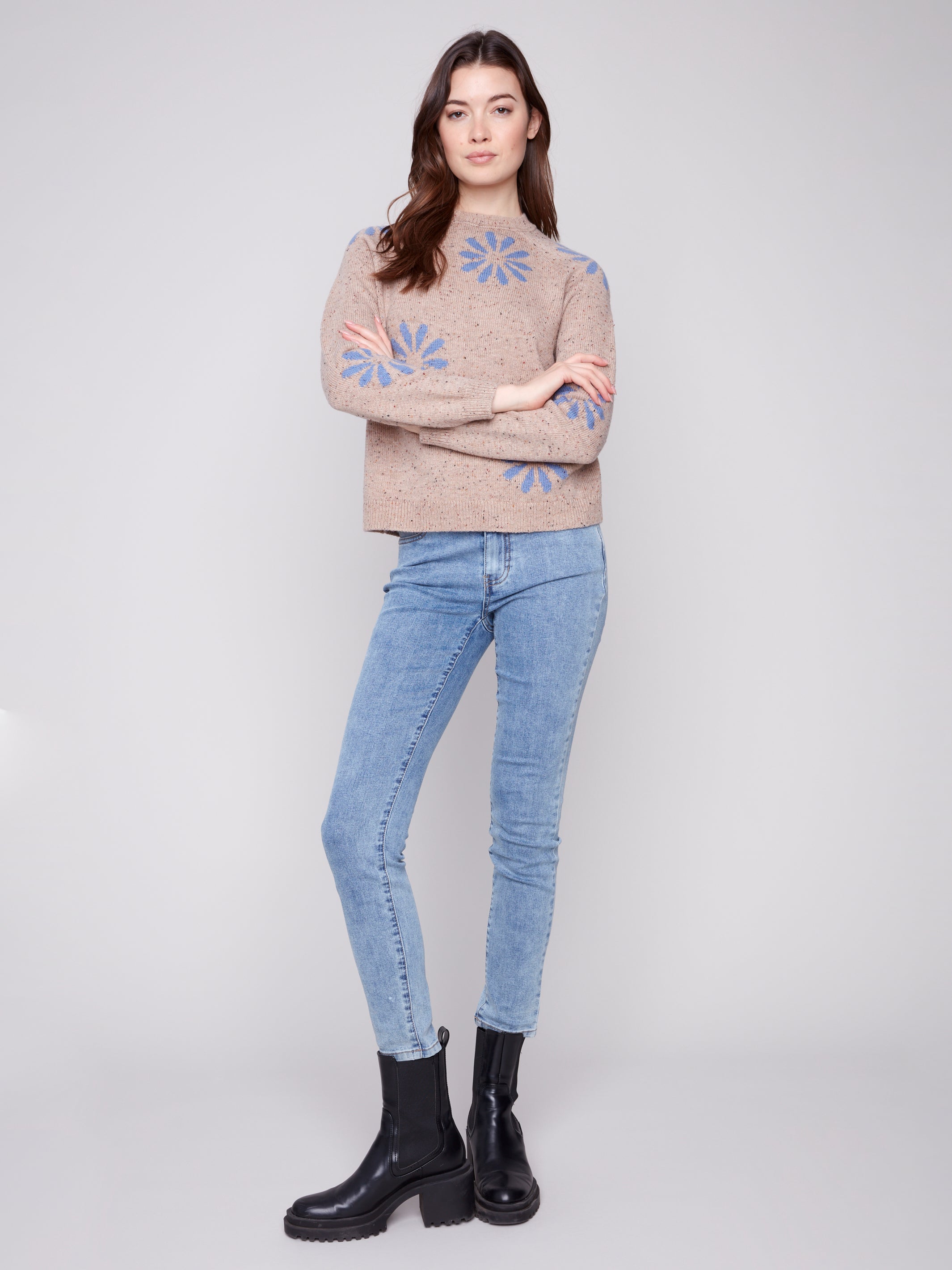 Raglan Mock Sweater C2834/404B