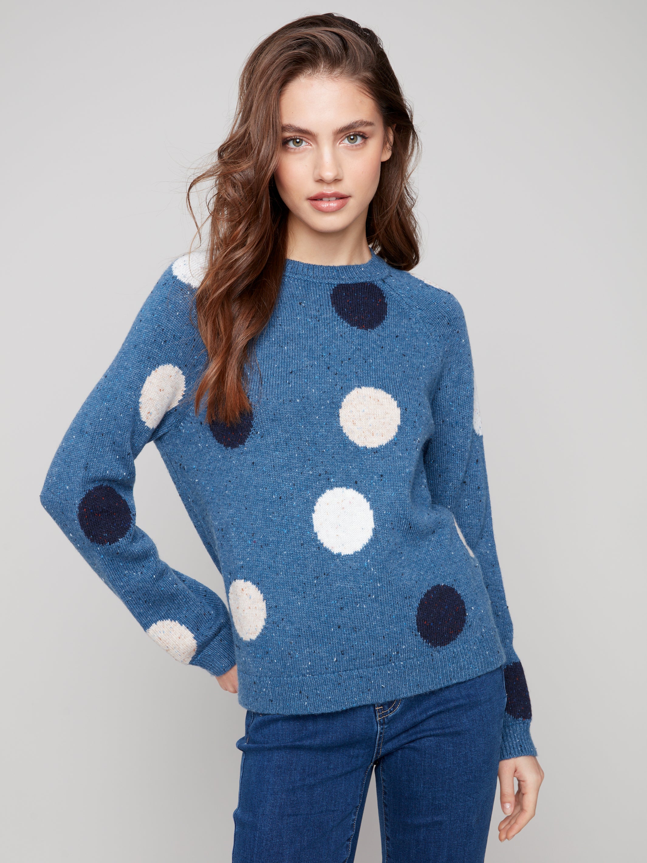 Raglan Mock Sweater C2834/404B