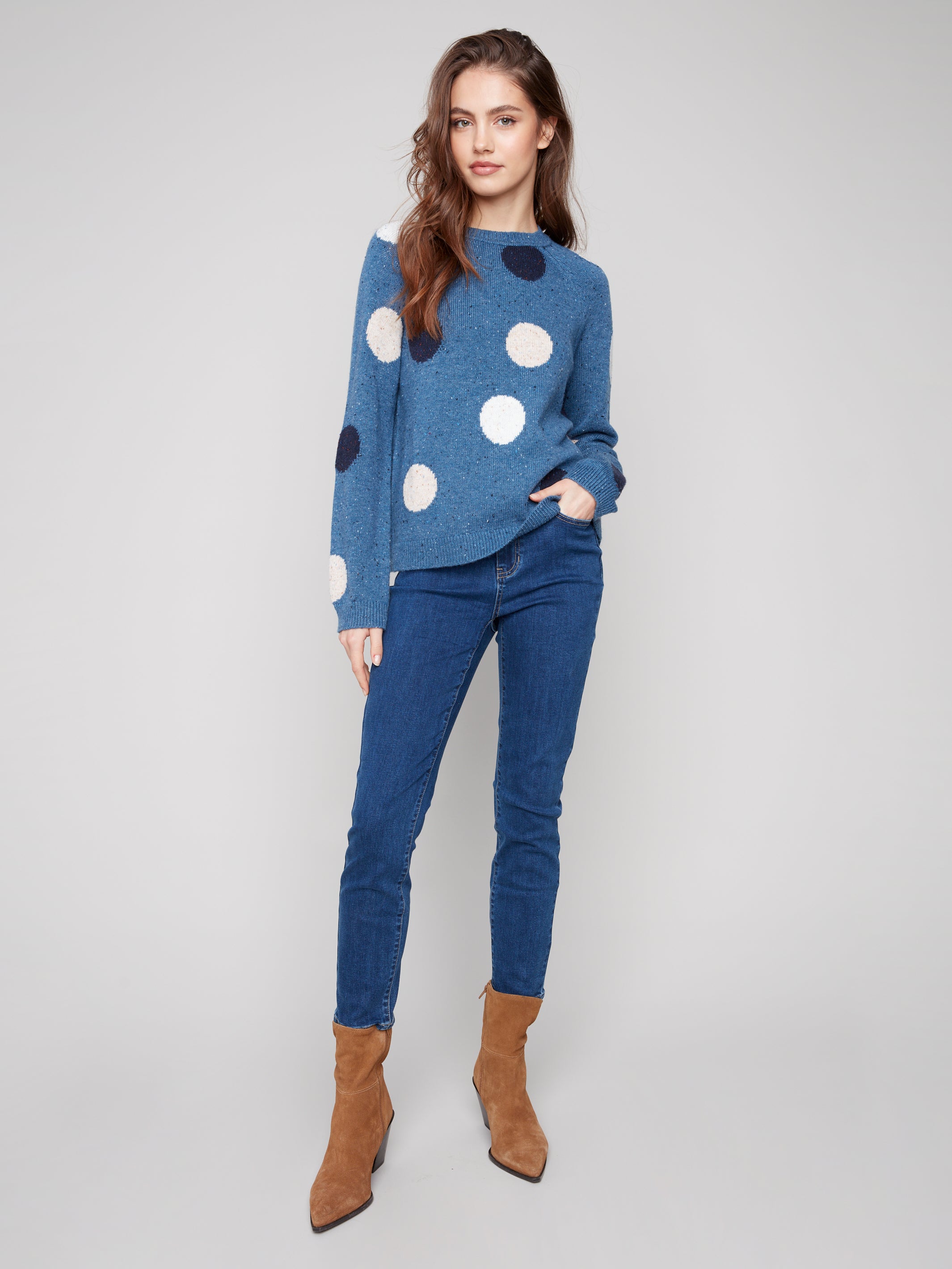Raglan Mock Sweater C2834/404B