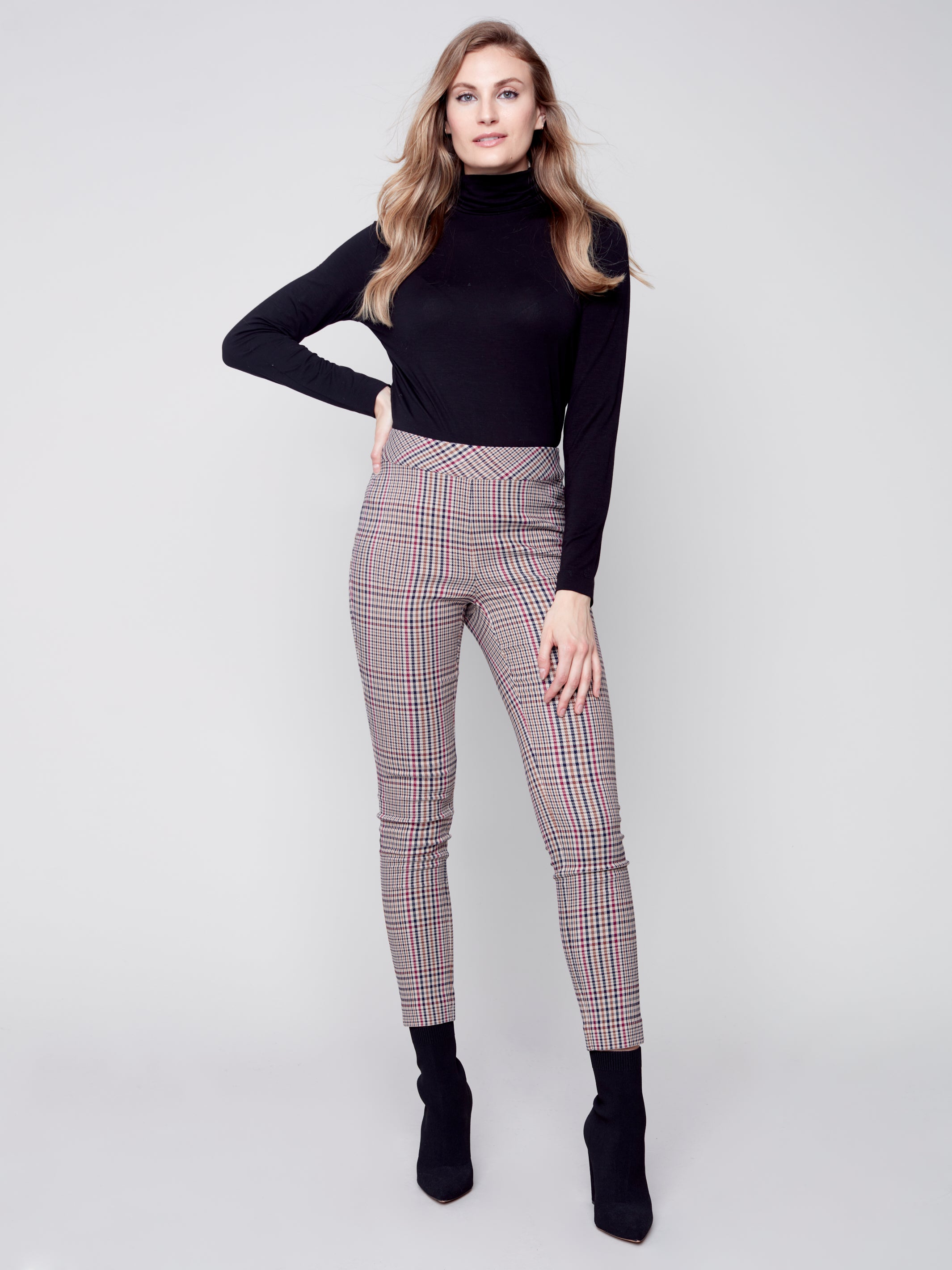 Pull On Plaid Pant C5292/173D P524