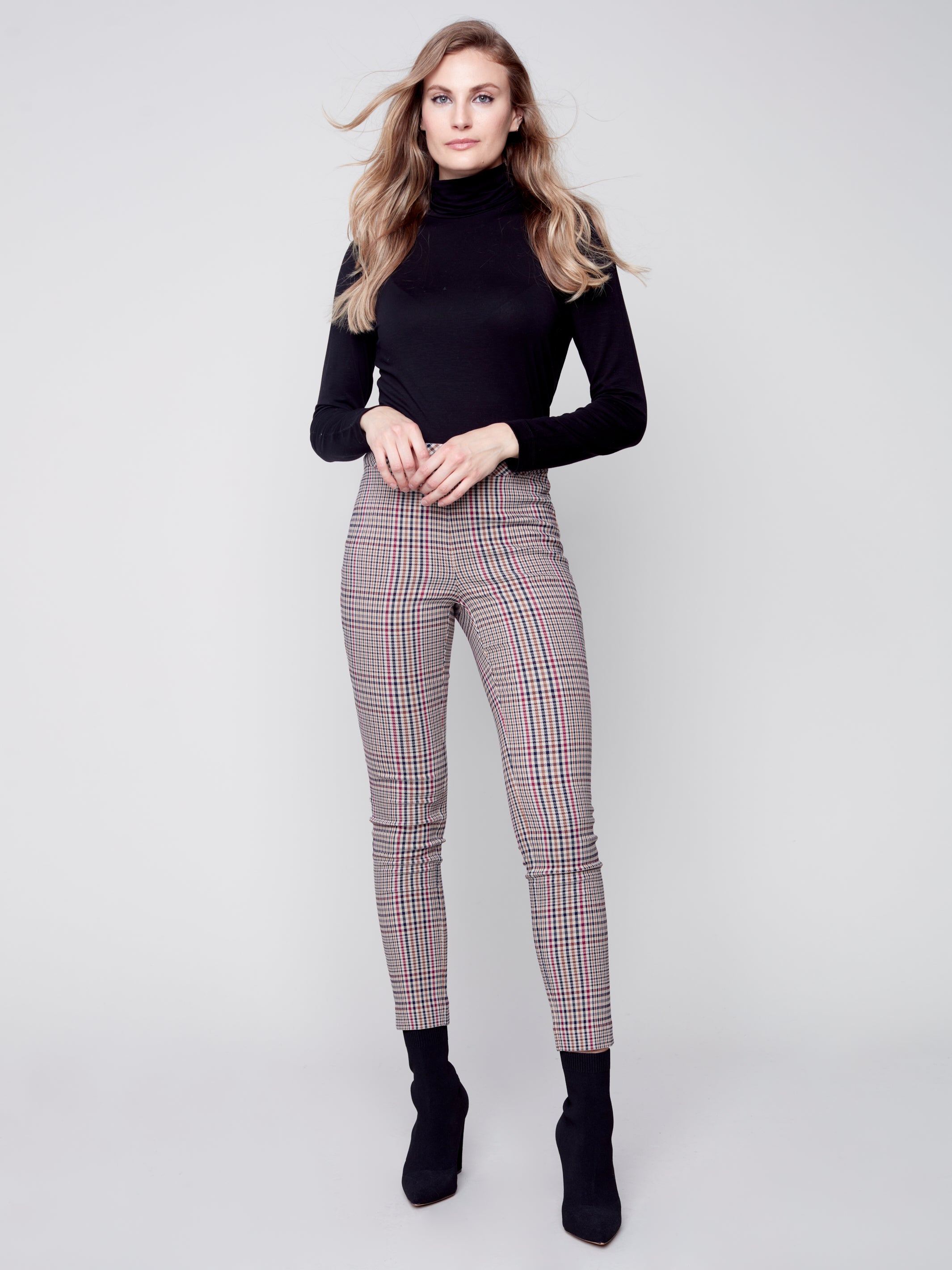 Pull On Plaid Pant C5292/173D P524