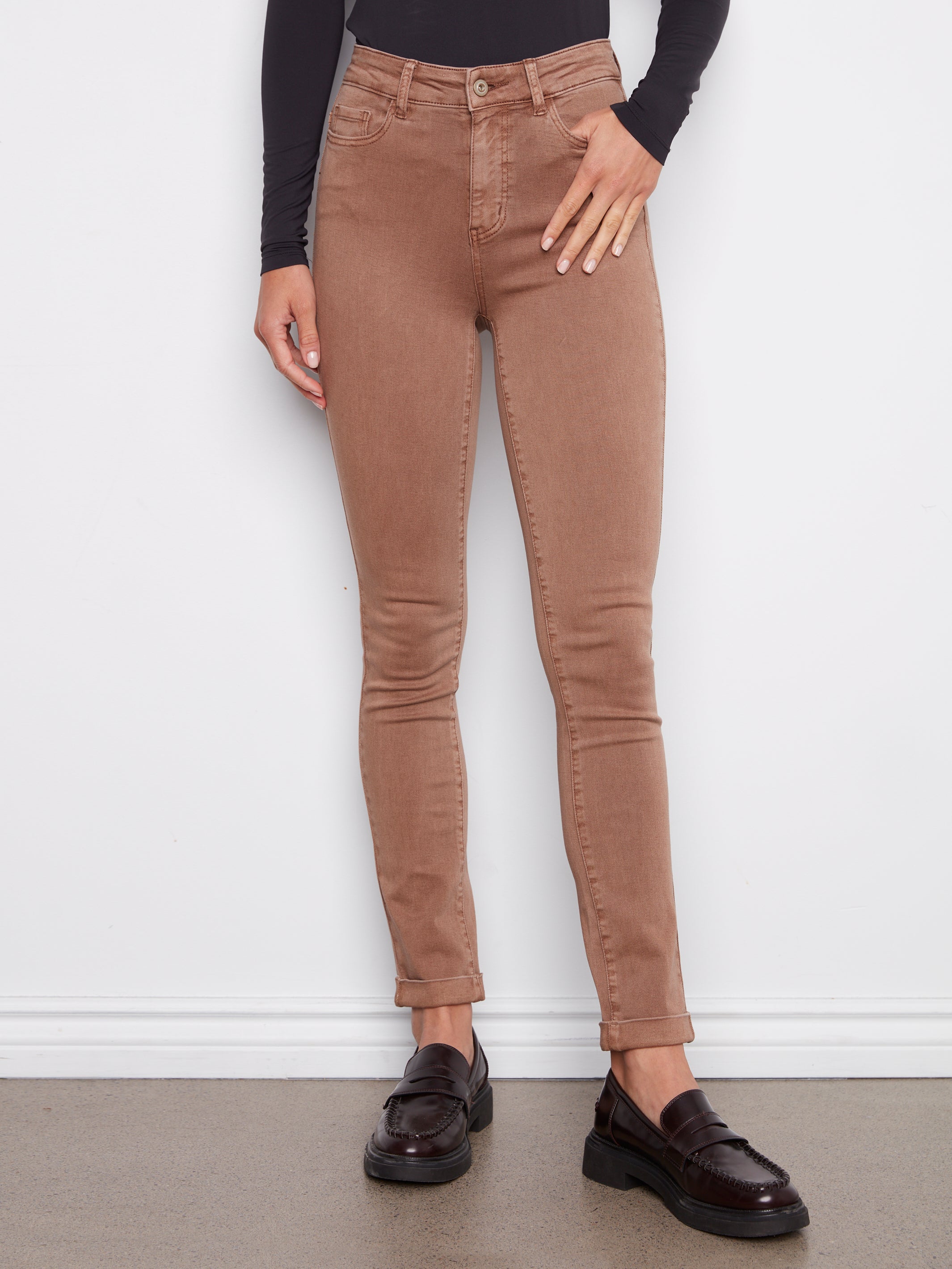 Cuffed Hem 5 Pocket Twill Pant C5309Y/188B