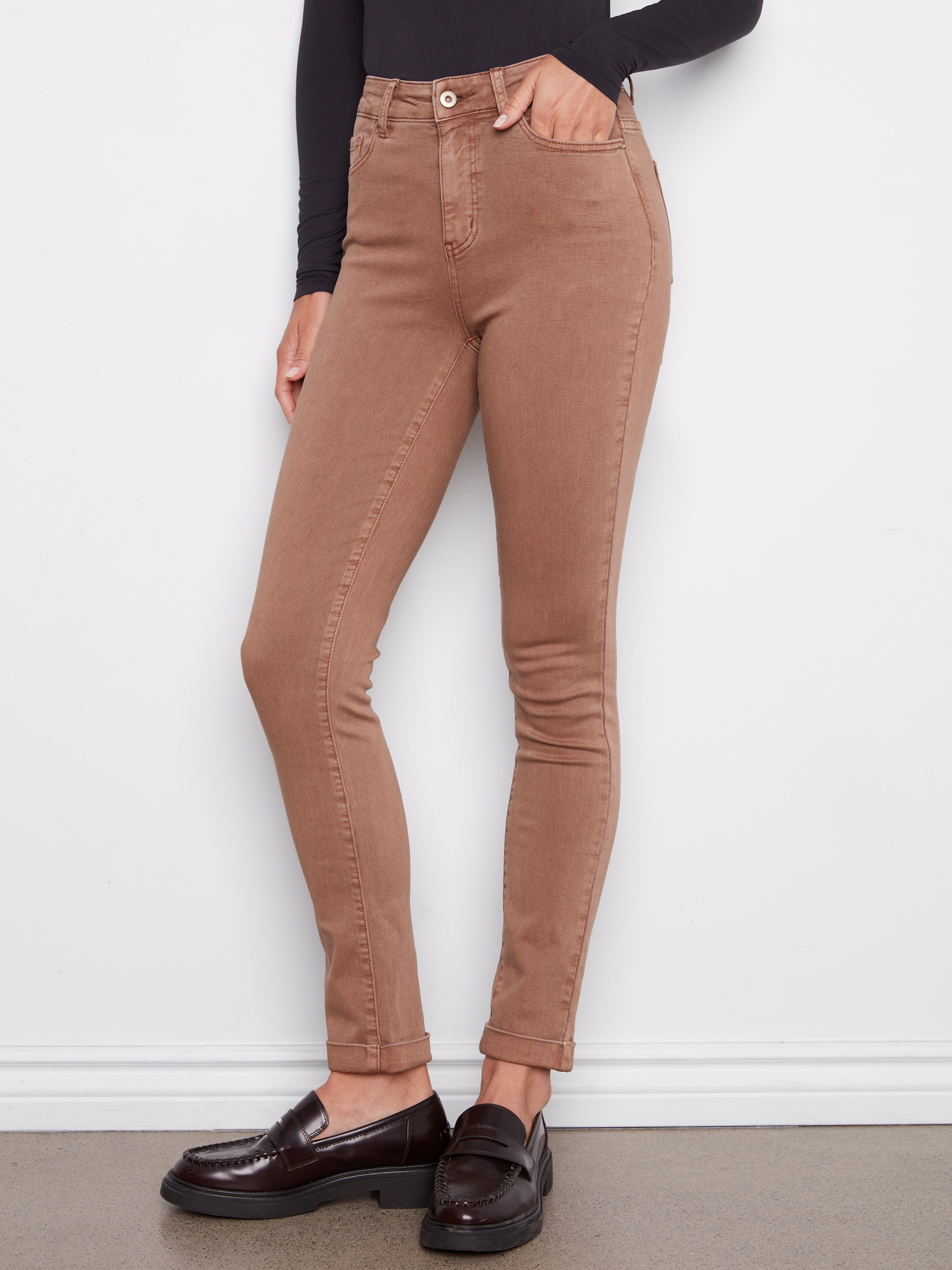 Cuffed Hem 5 Pocket Twill Pant C5309Y/188B