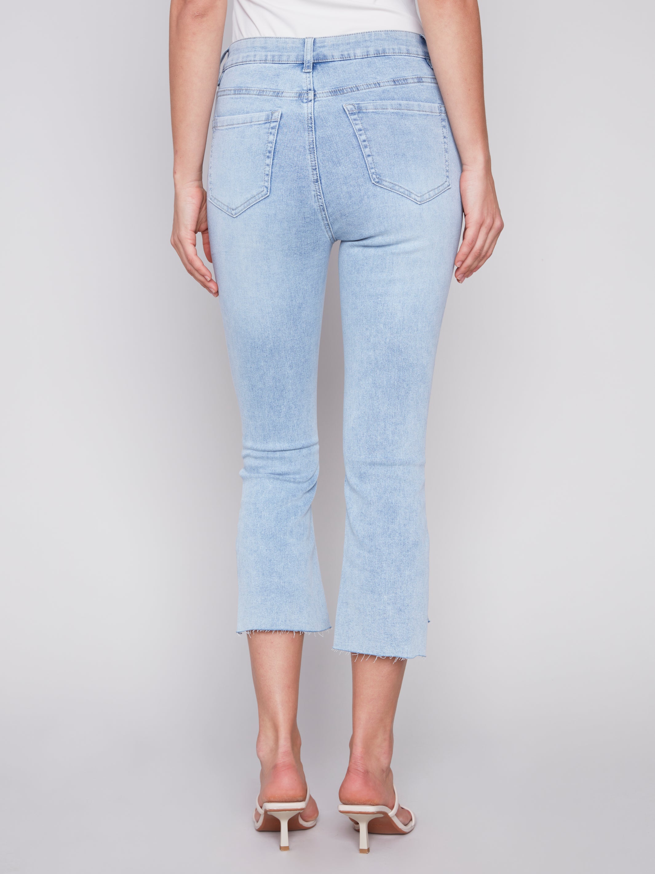 Bell Bottom Raw Edge Hem C5466/618C