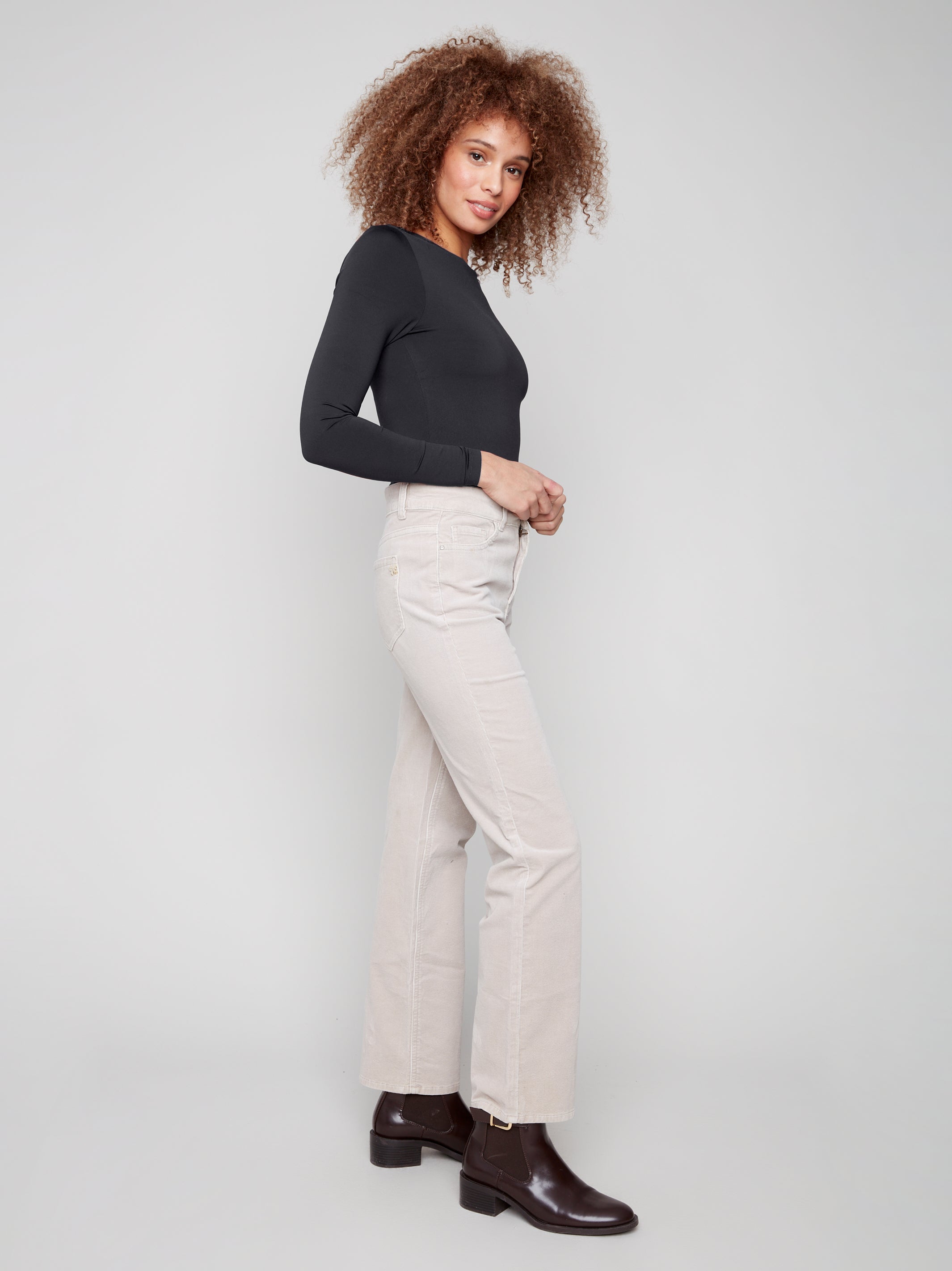 Straight Leg Corduroy Pants C5684/660B