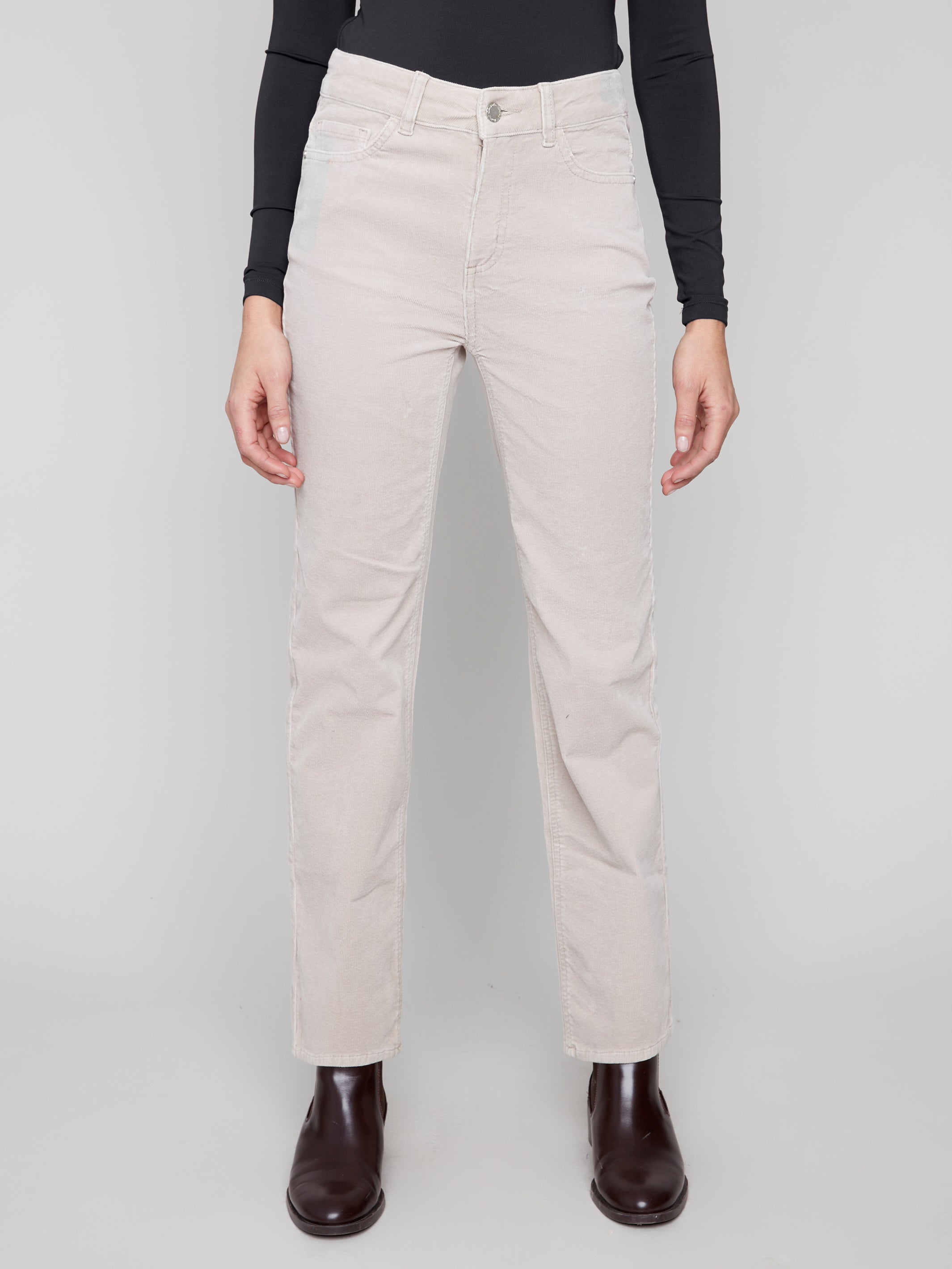 Straight Leg Corduroy Pants C5684/660B