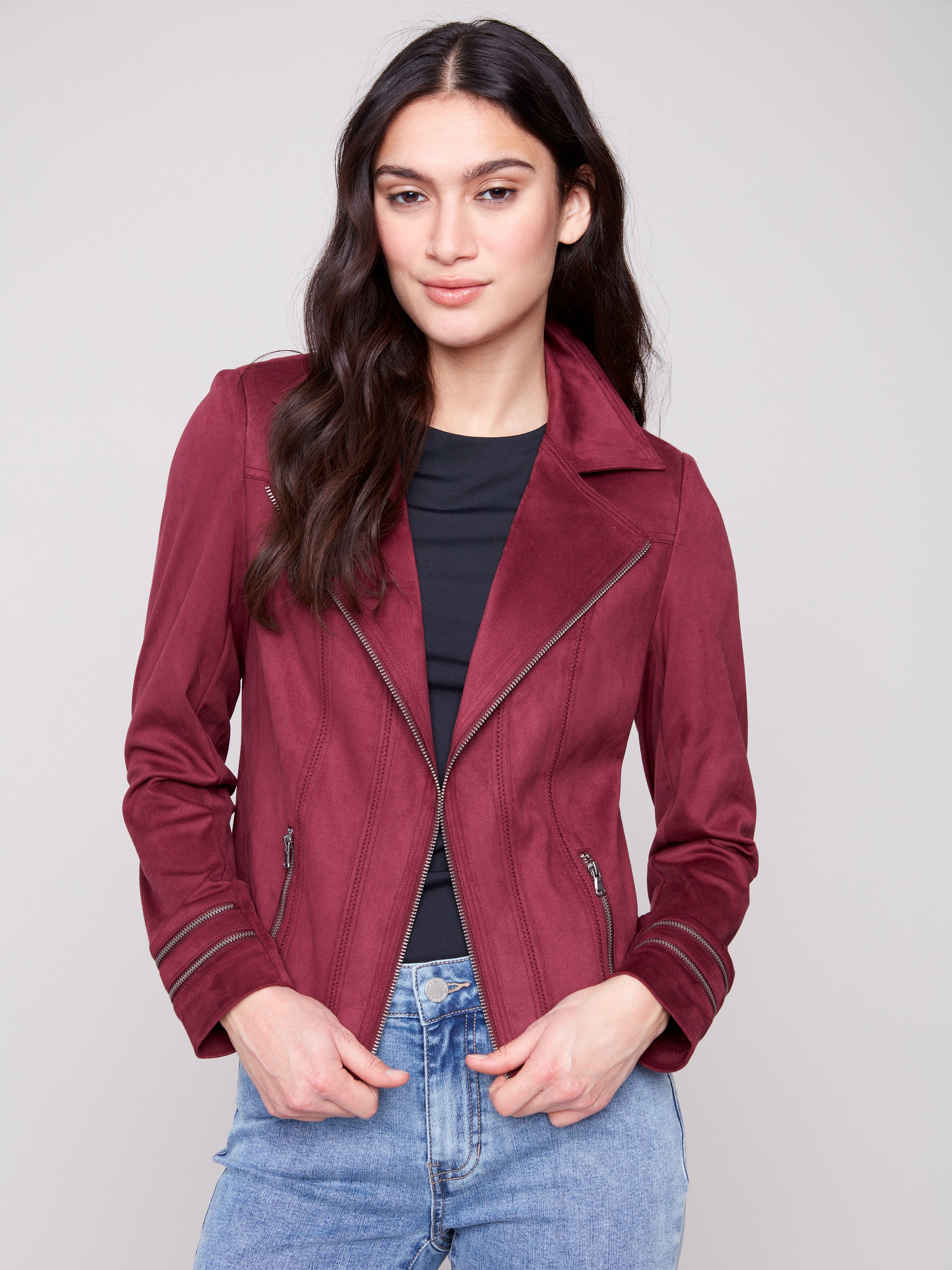 Vintage Faux Leather Jacket C6231Y/869A