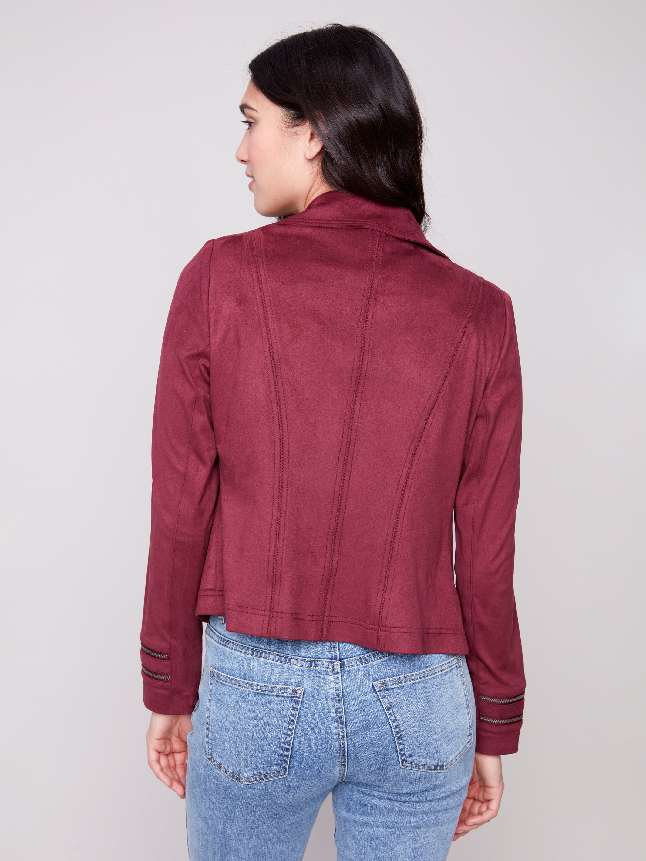 Vintage Faux Leather Jacket C6231Y/869A