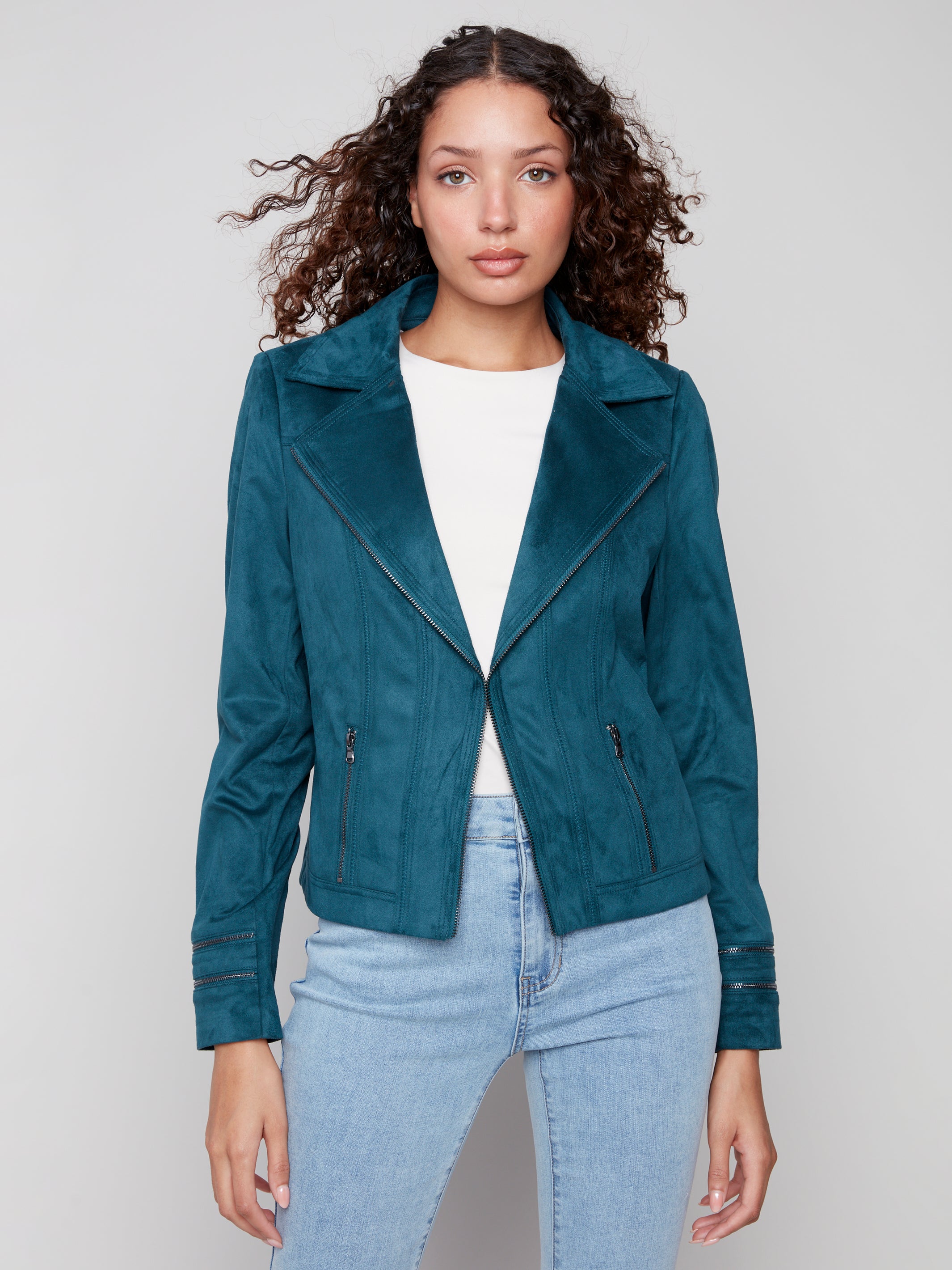 Vintage Faux Leather Jacket C6231Y/869A