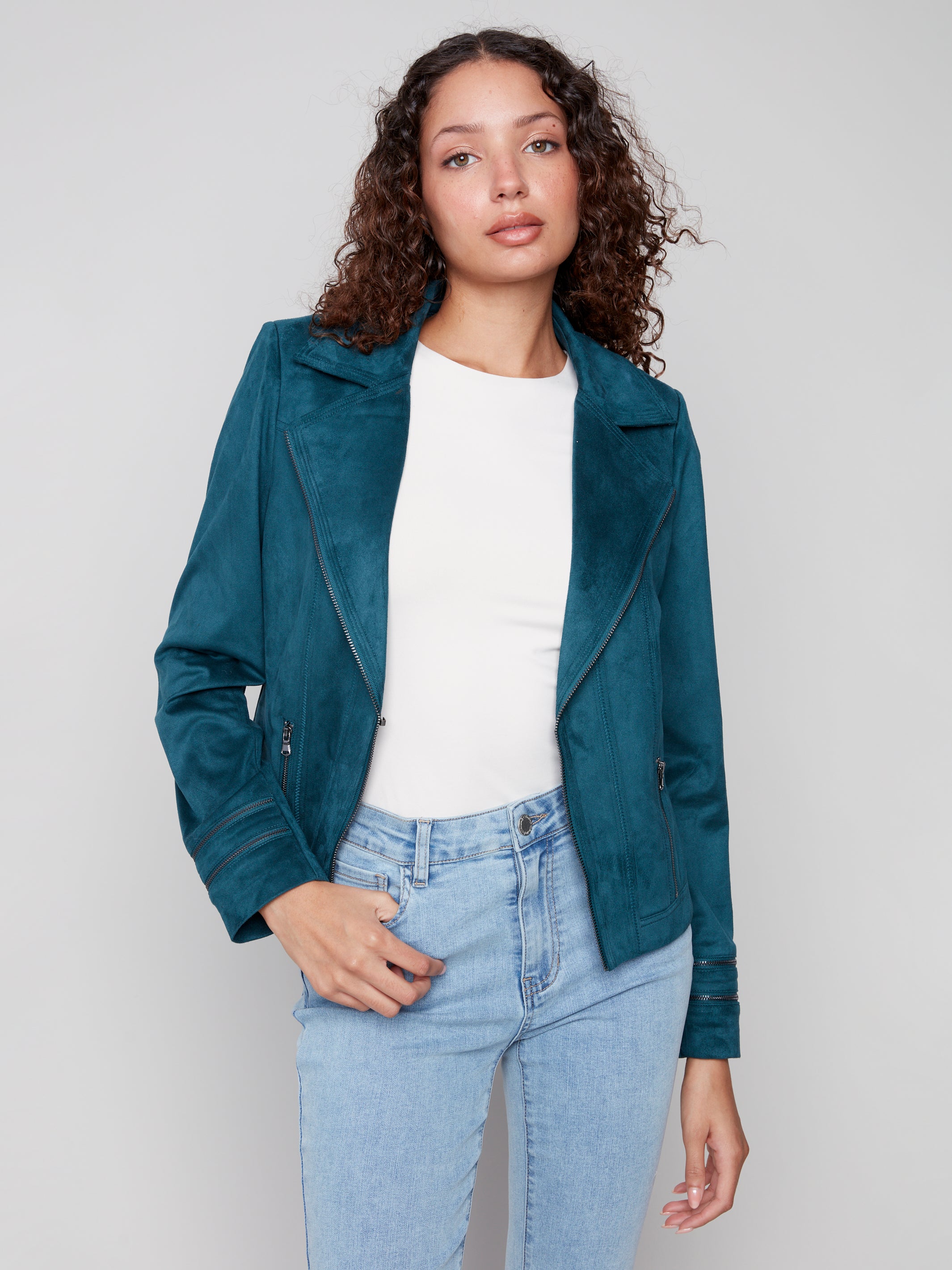 Vintage Faux Leather Jacket C6231Y/869A