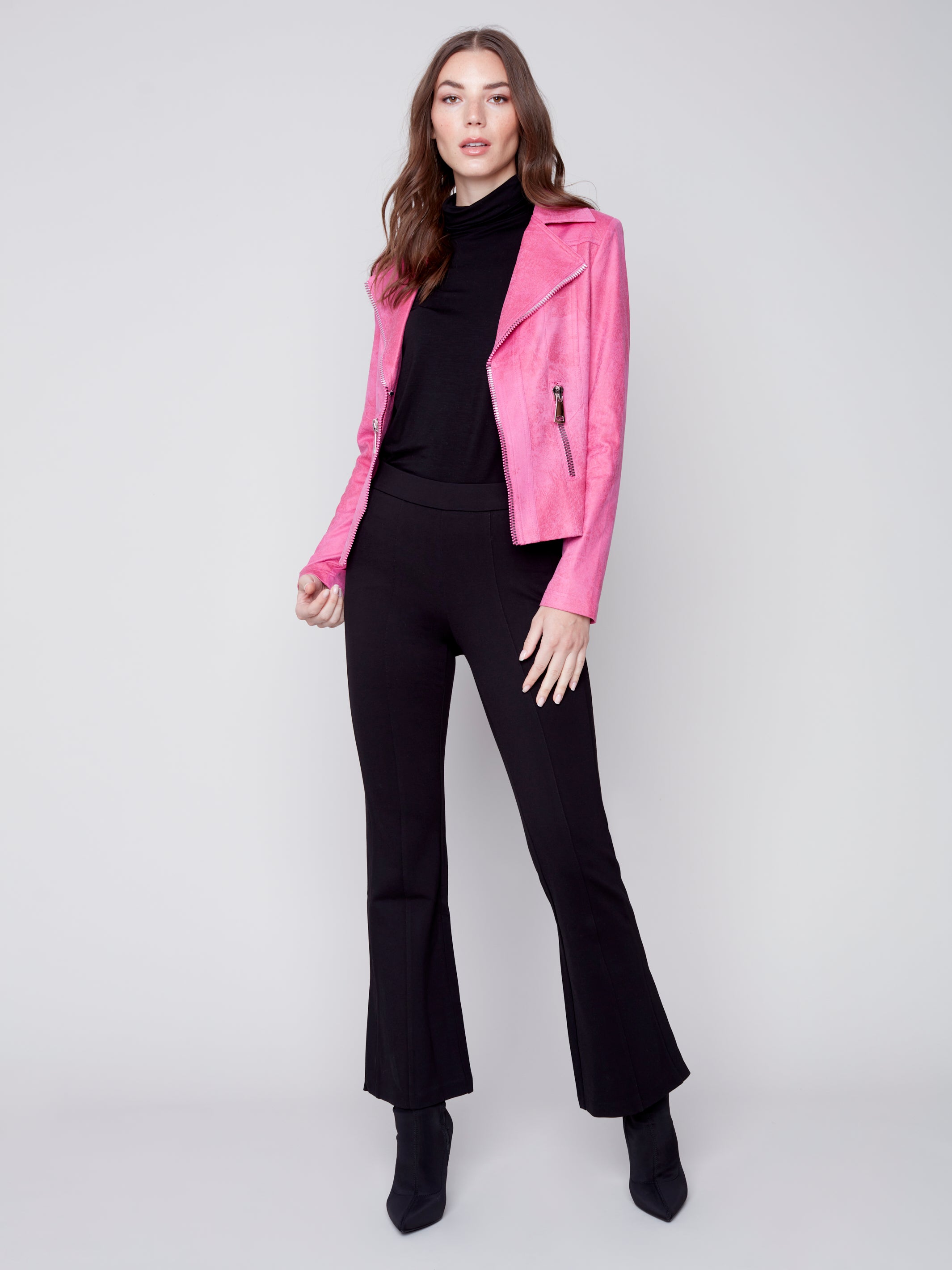 Moto Jacket With Zipper C6282/869A 112