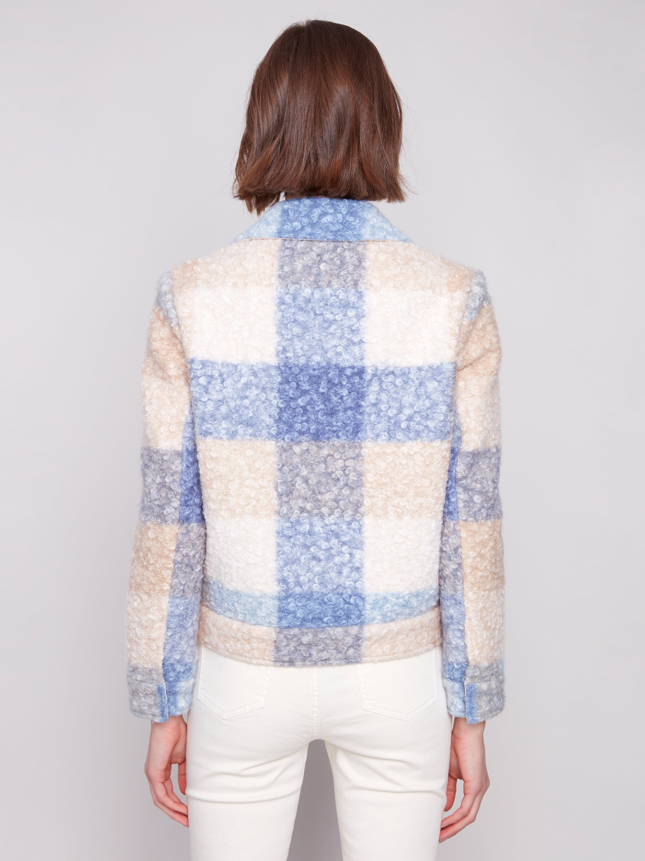 Boucle Short Knit Coat C6334/707A