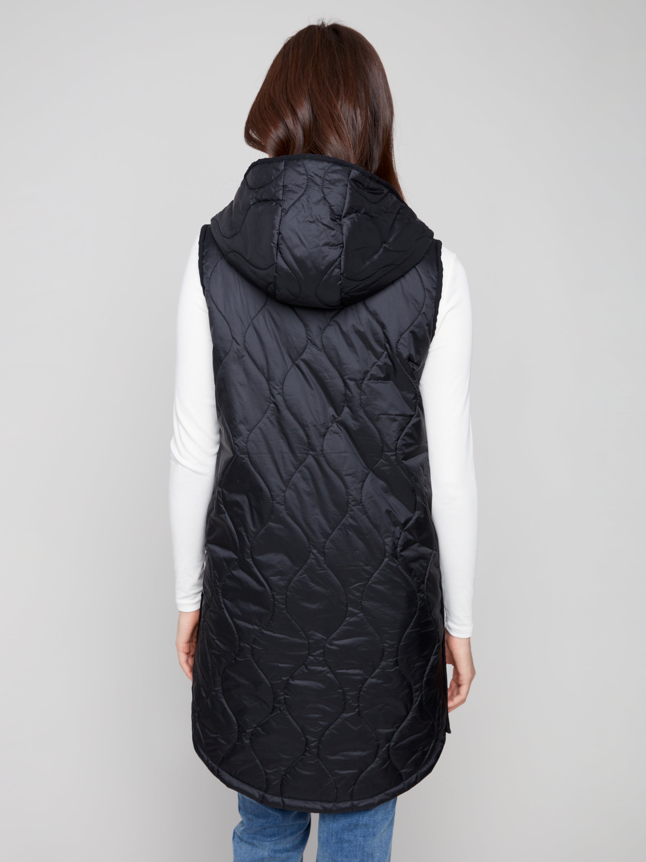 Pearlized Puffer Vest C6365/135B